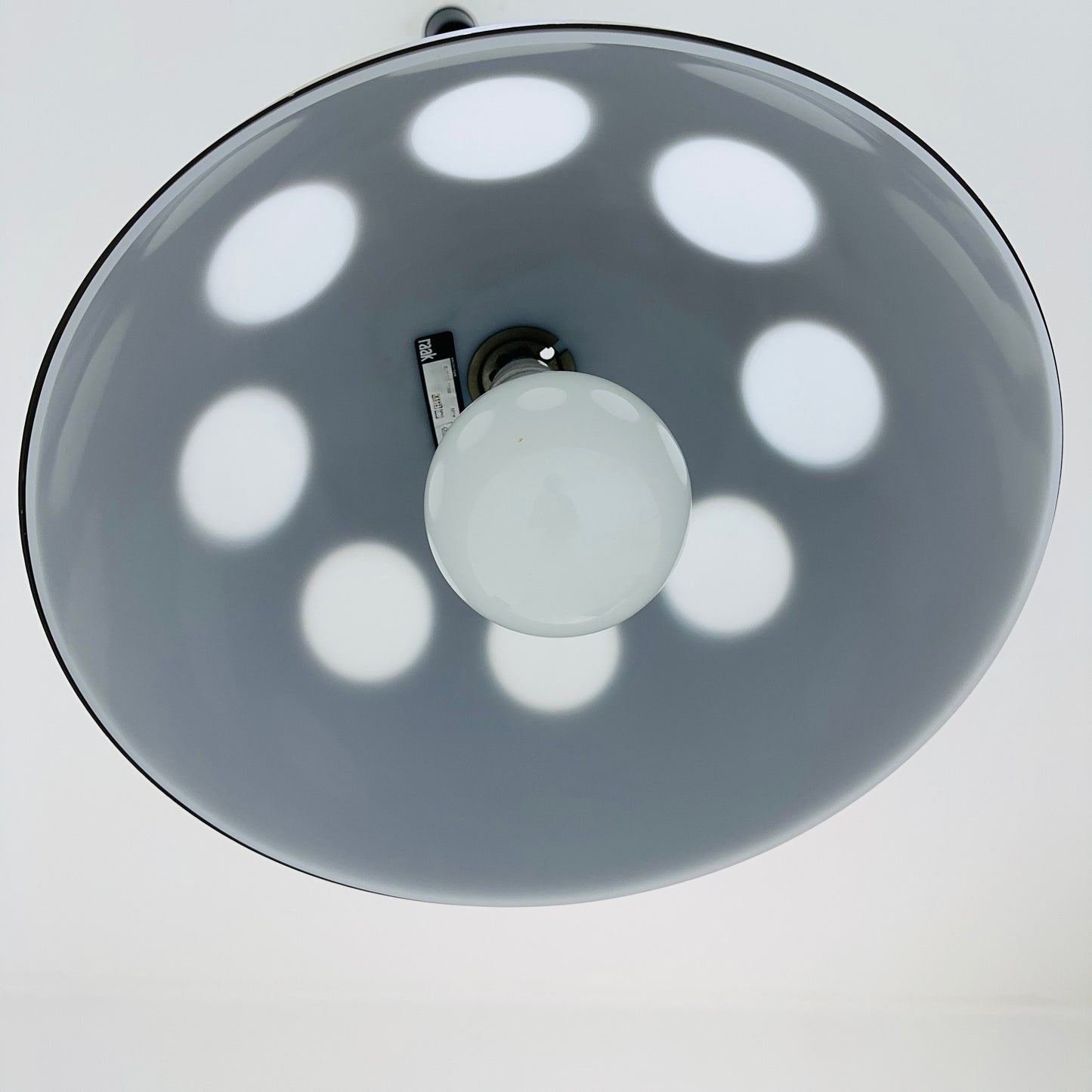 space age Orginal Raak Mushroom Pendant Lamp model El Duomo B-1057 Holland 1980s