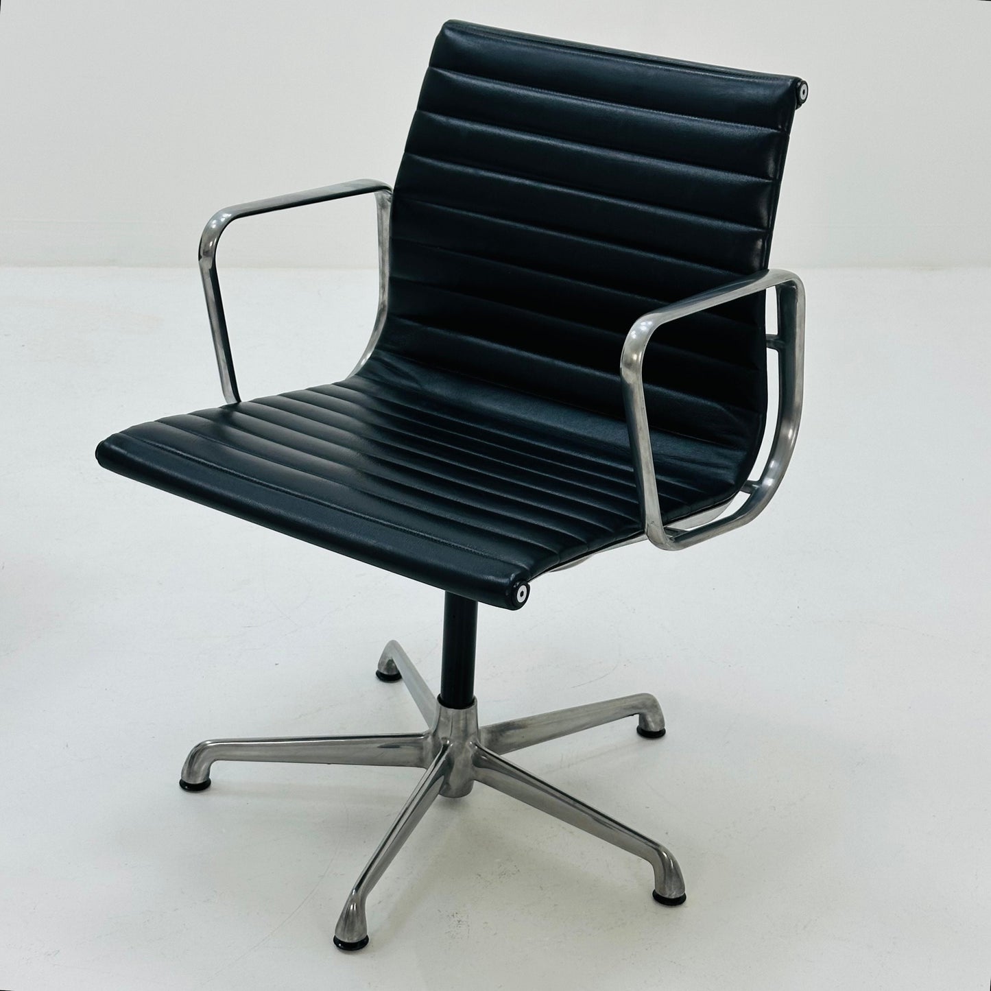 1 of 2 Charles & Ray Eames office /desk Chairs with Arms by ICF Italy 1980s