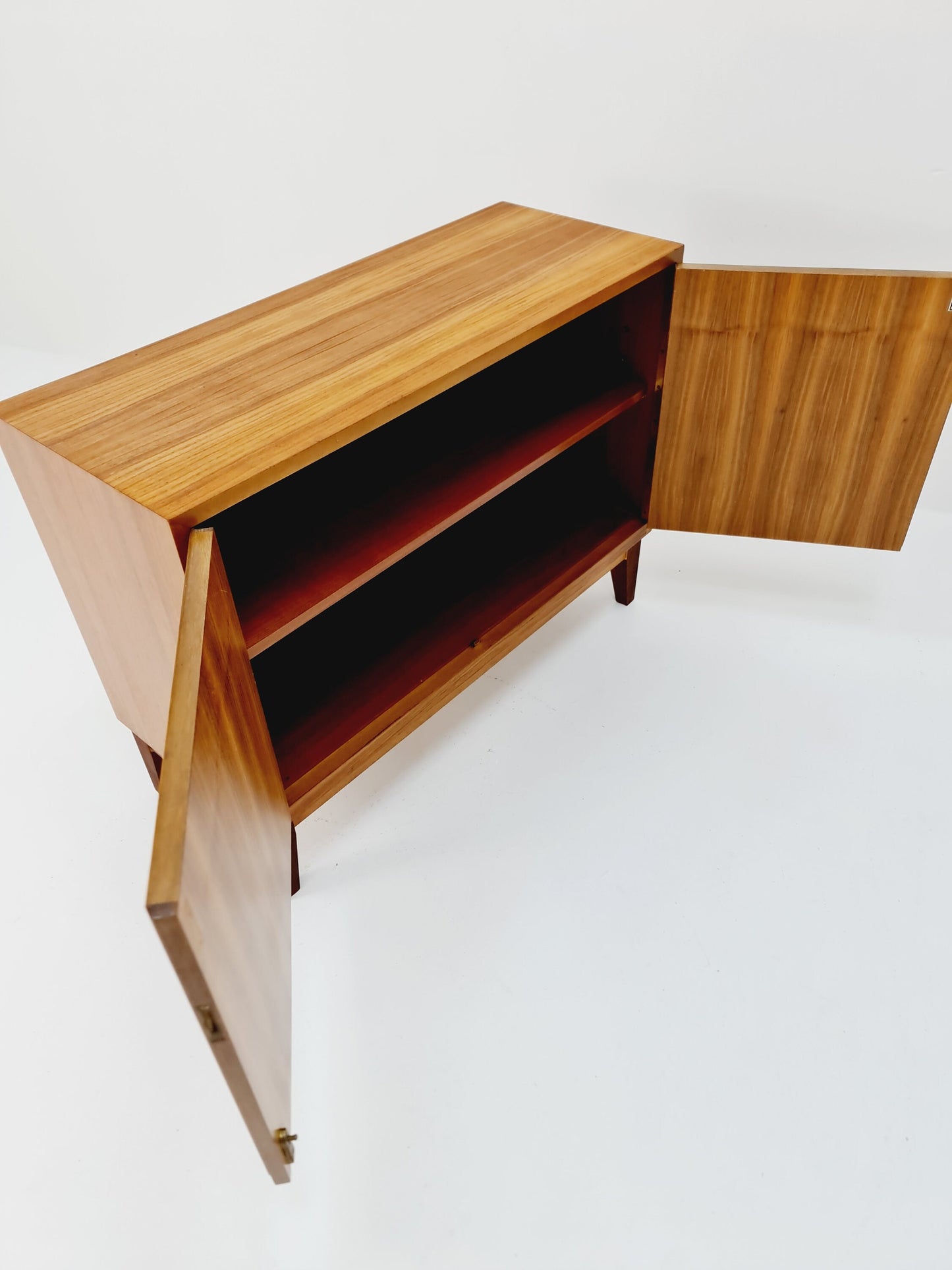 Mid Century Modern German walnut sideboard By WK Möbel 1960s