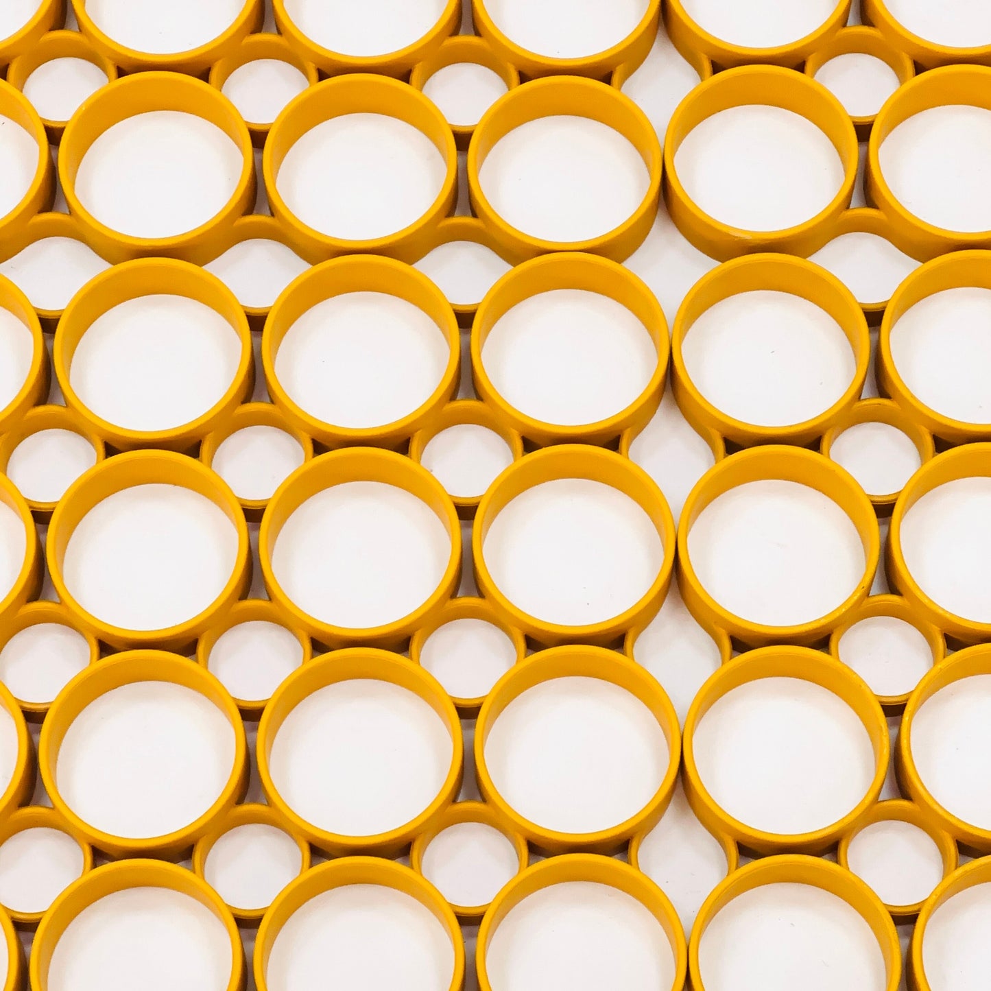 1 of 8 space age Yellow Plastic Wall or Ceiling Panels Switzerland 1970s