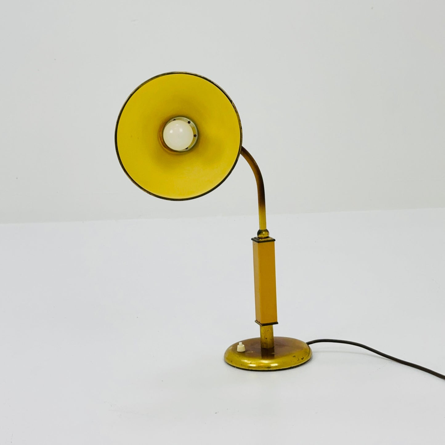 Art Deco Bakelite & Brass Table Lamp, Germany, 1960s