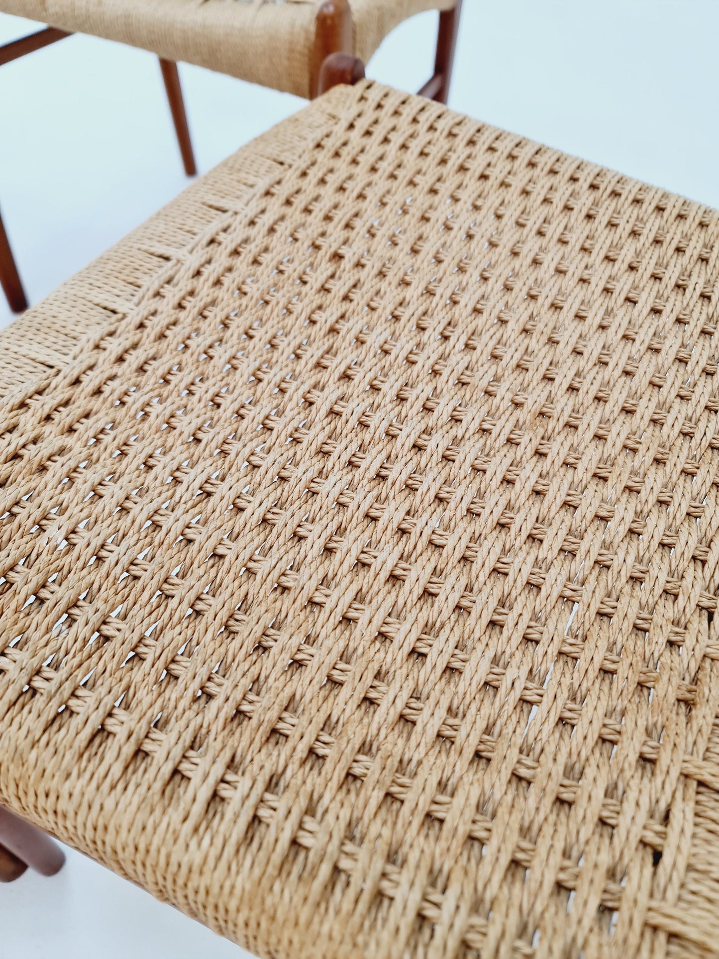 1 of 9 MidCentury Danish Teak Dining Chairs By Arne Wahl Iversen For Glyngore 1960s