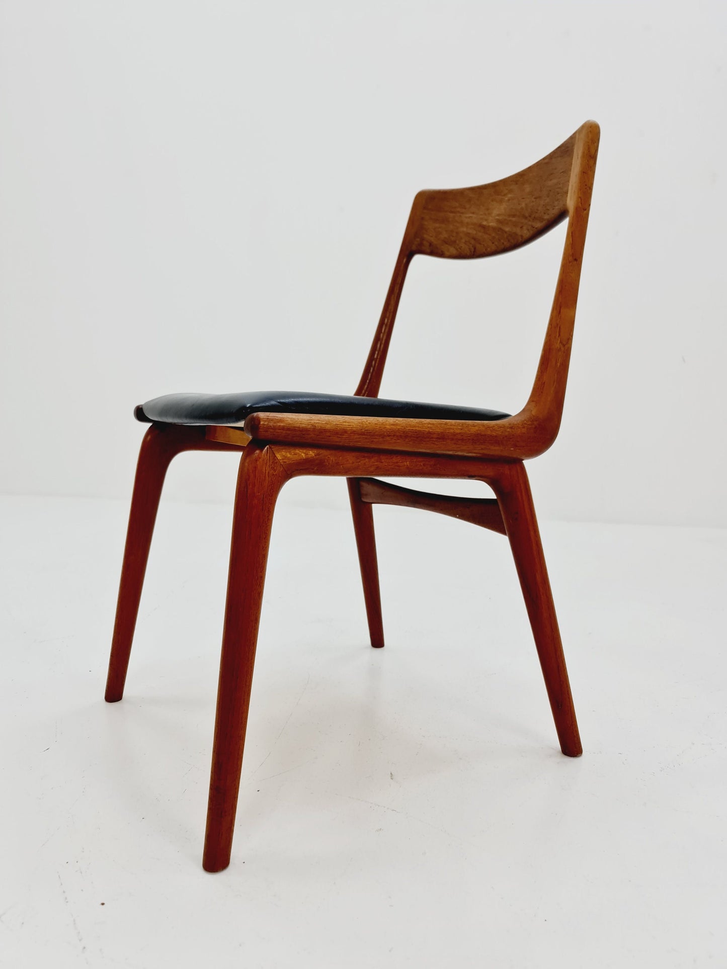 Danish teak dining chair by Alferd christensen for manufacturer slagelse 1950s