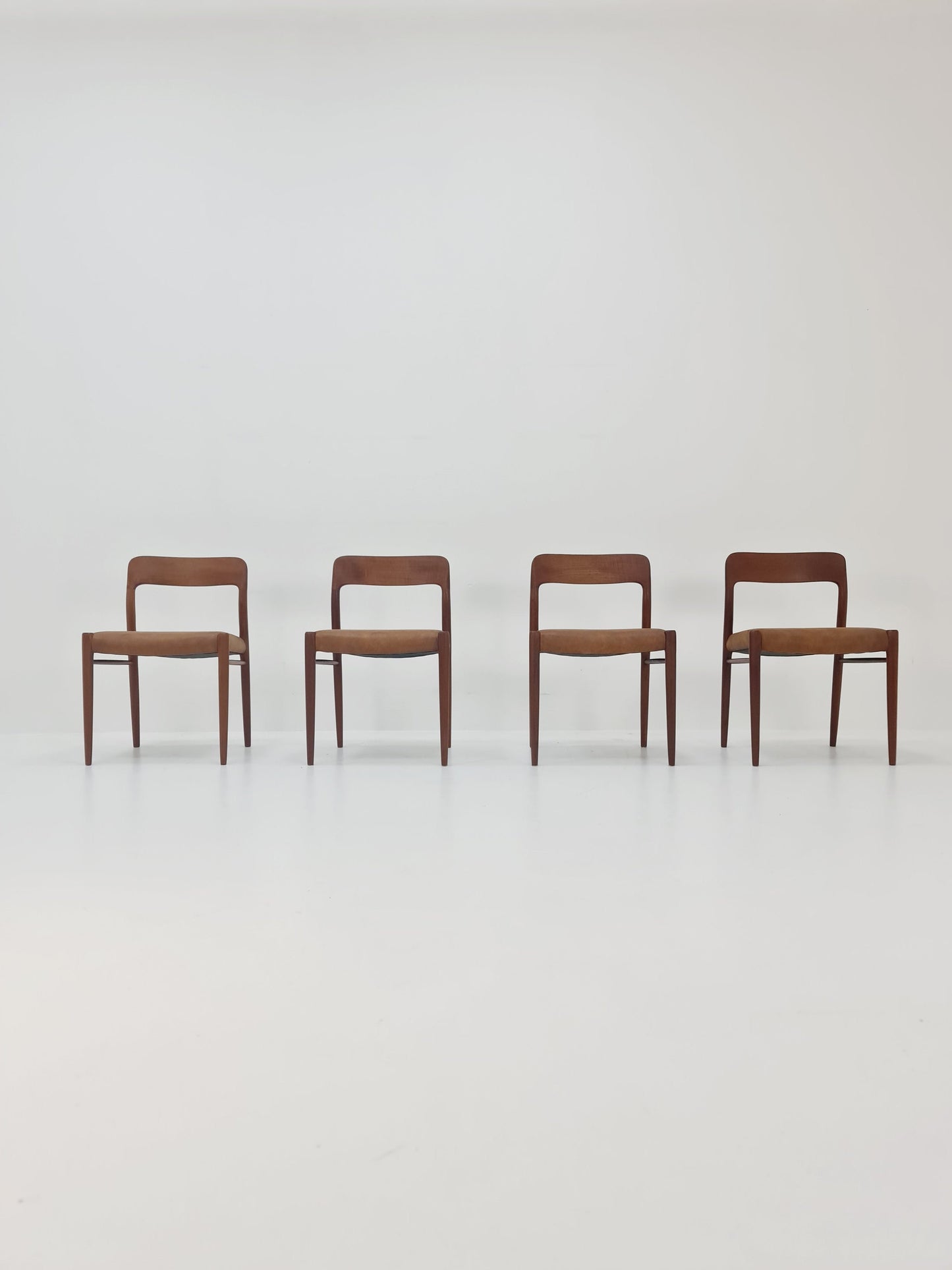 MidCentury Danish Teak Dining Chairs Niels O.Moller, 1960s, set of 4