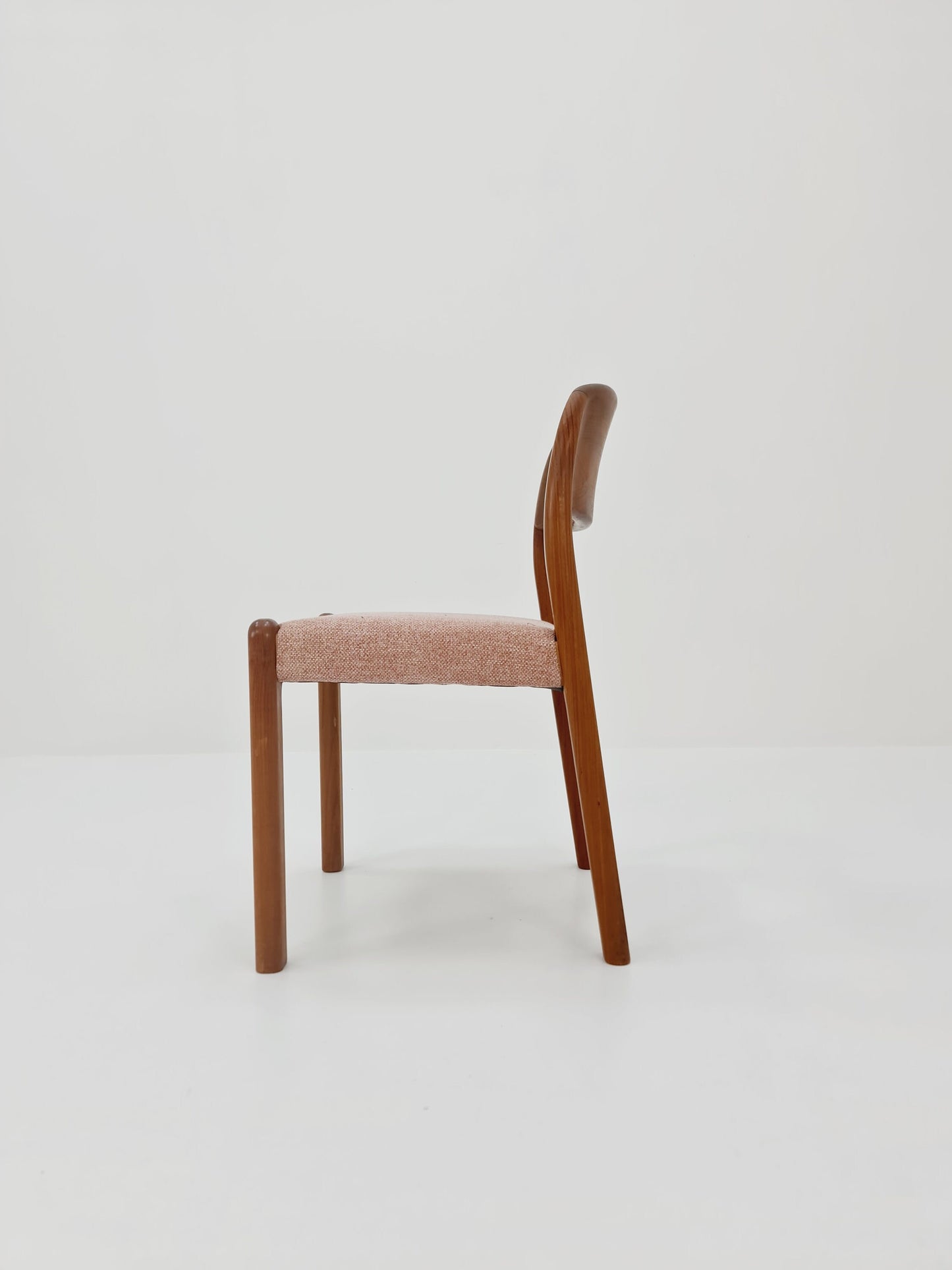 Vintage Danish solid teak dining chair by EMC Möbler, 1960s