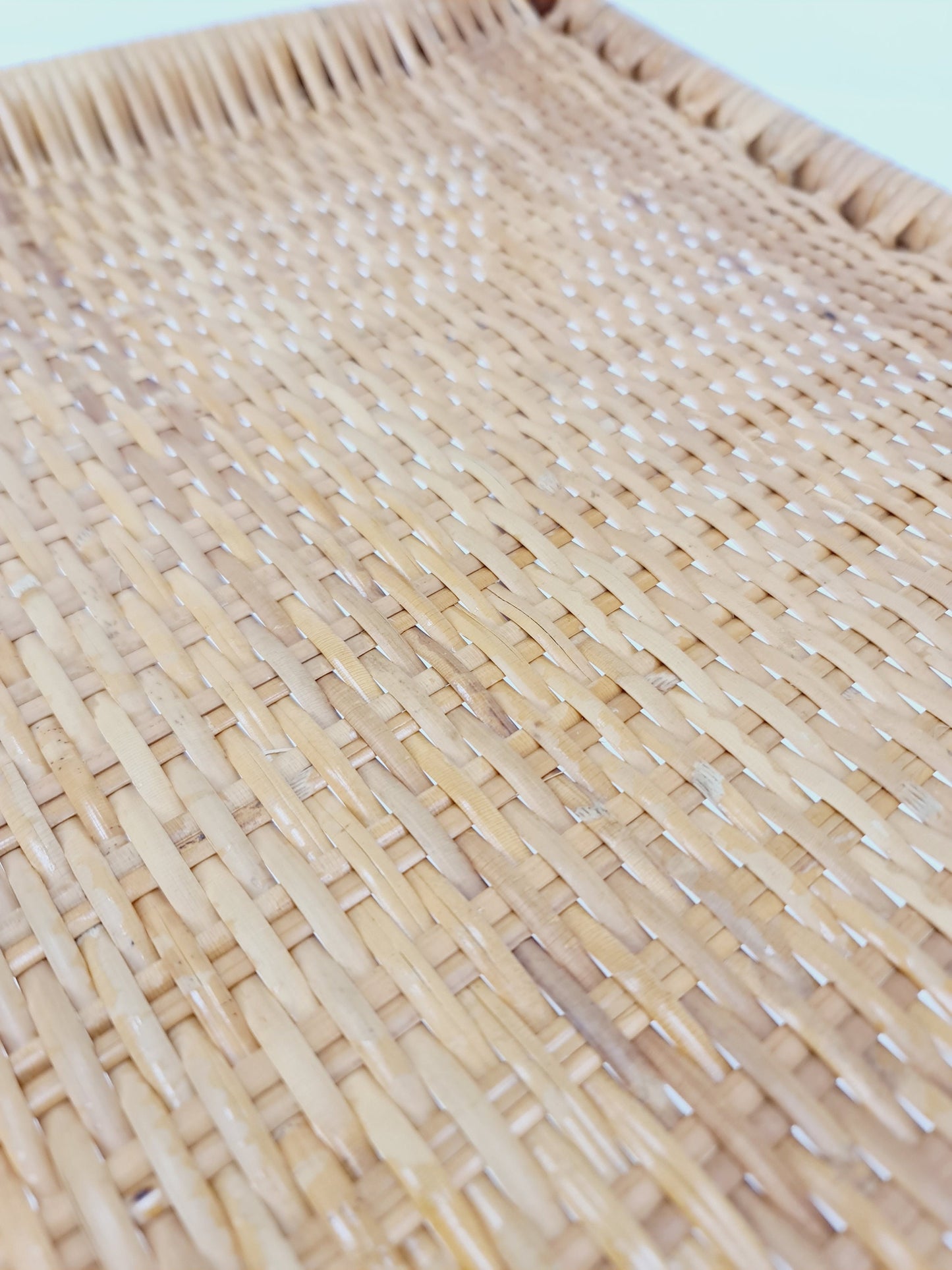 Danish teak & danish Rattan dining chair by H. W. Klein for Bramin, 1960s,