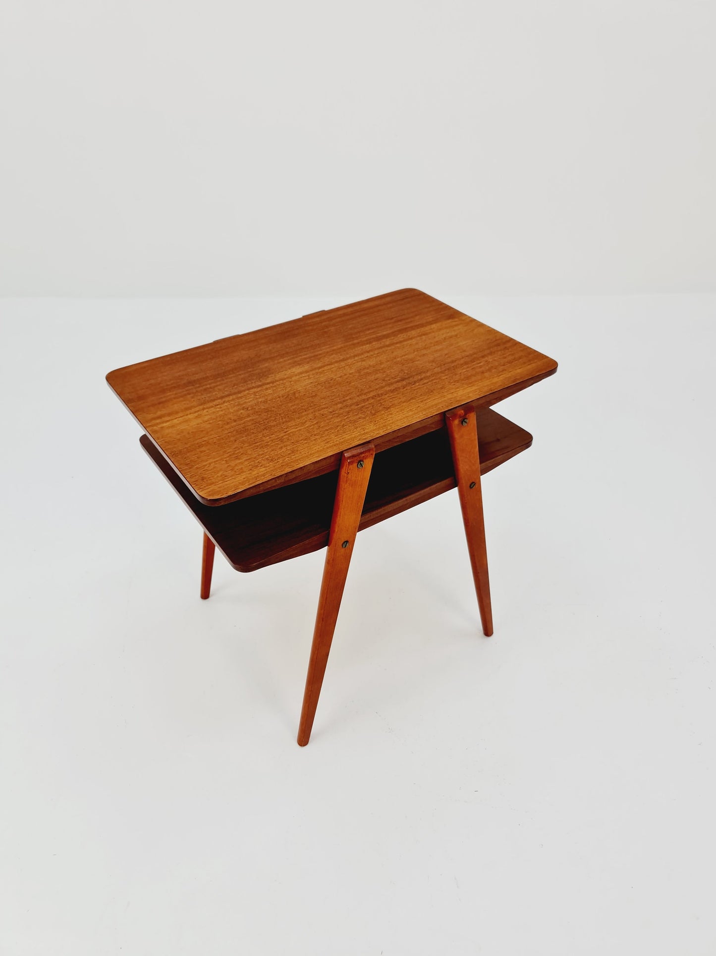 Swedish Mid century Mahogany nightstands, side tables by Albert’s Möbelfabrik, 1960s