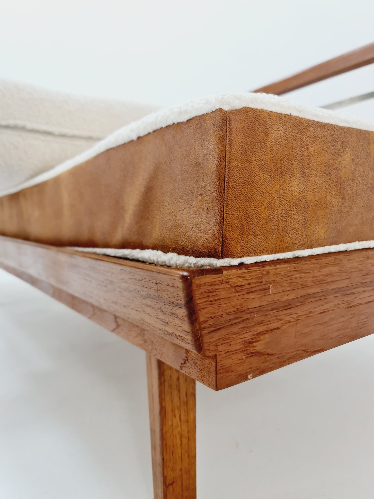 Midcentury Stella Sofa Teak Daybed by Walter Knoll & Wilhelm Knoll, Germany, 1950s