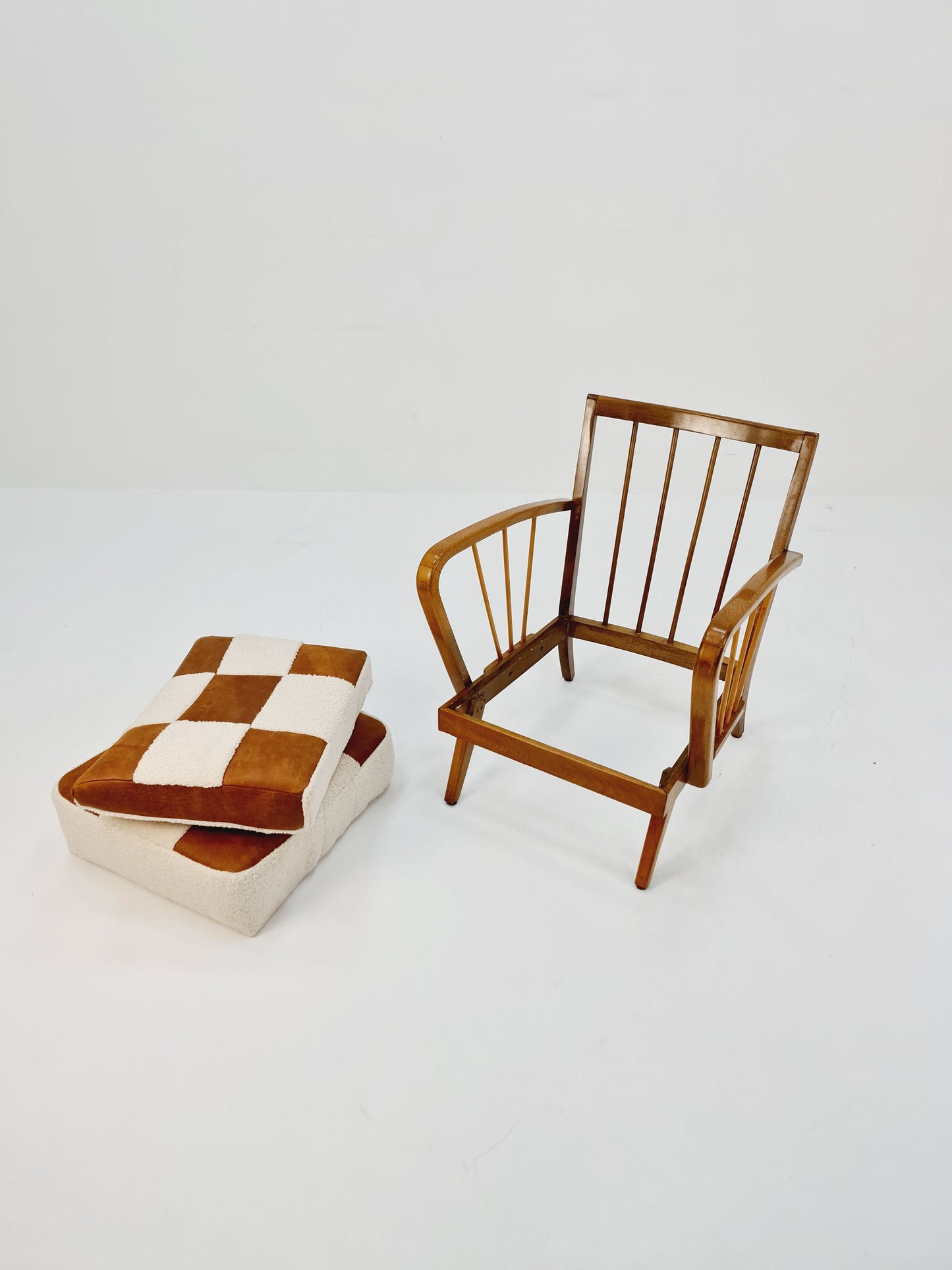 Midcentury German club lounge chair, 1950s