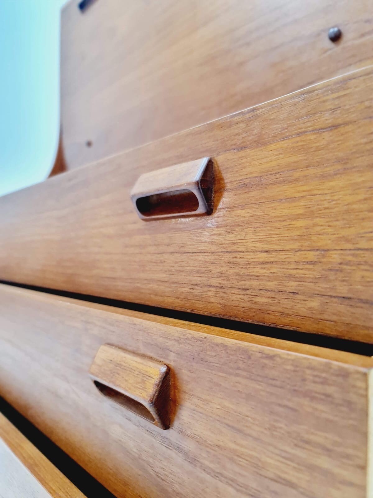 Mid century Scandinavian Secretary with drawers in teak by Borge Mogensen, Denmark, 1960s