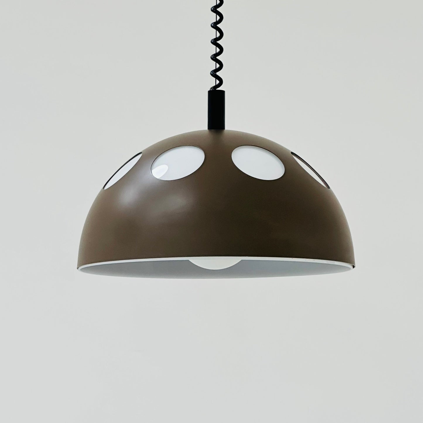 space age Orginal Raak Mushroom Pendant Lamp model El Duomo B-1057 Holland 1980s