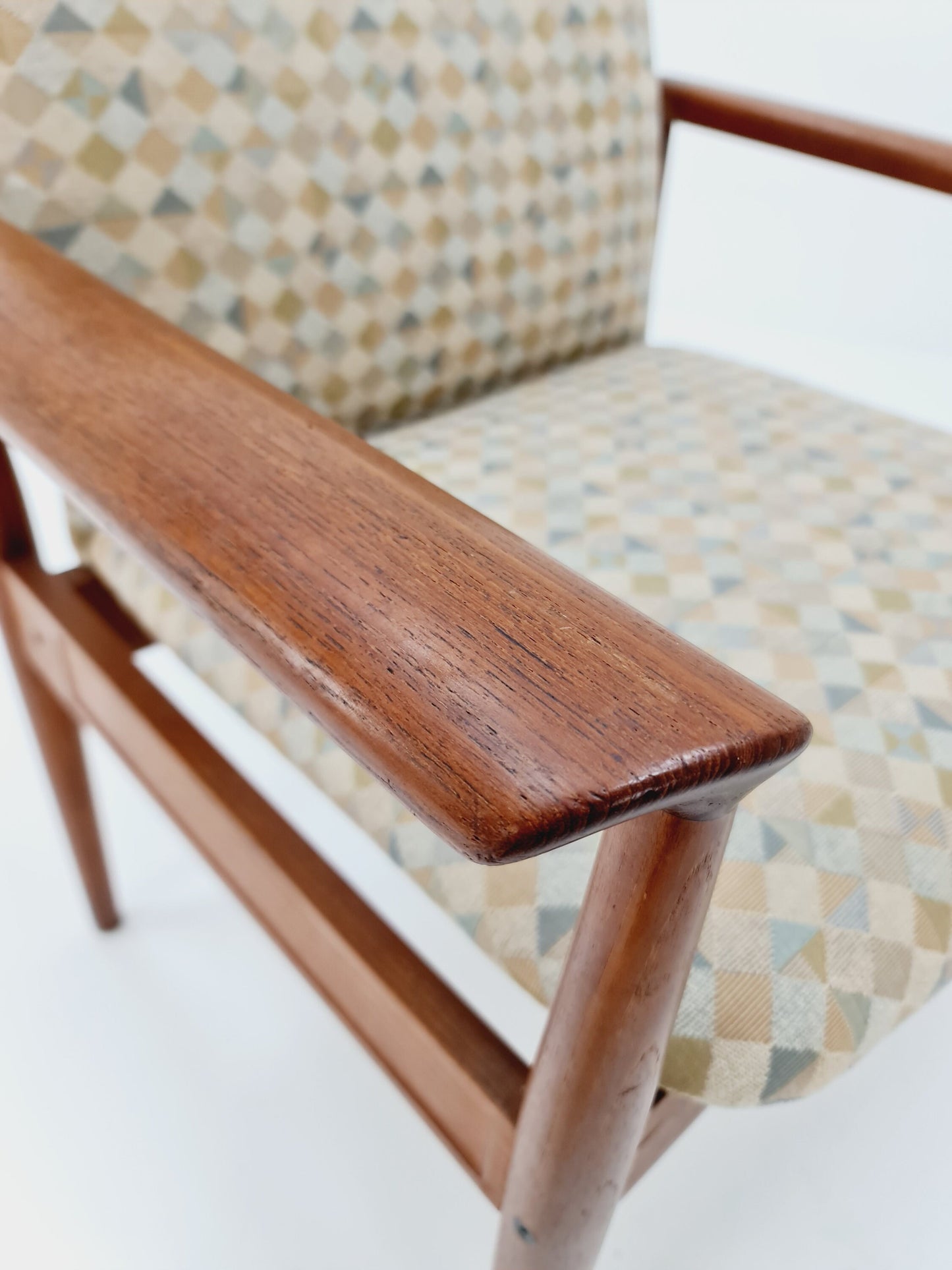 Danish Rare Teak Armchair By Finn Juhl For France & son Model 209 Diplomat, 1960s