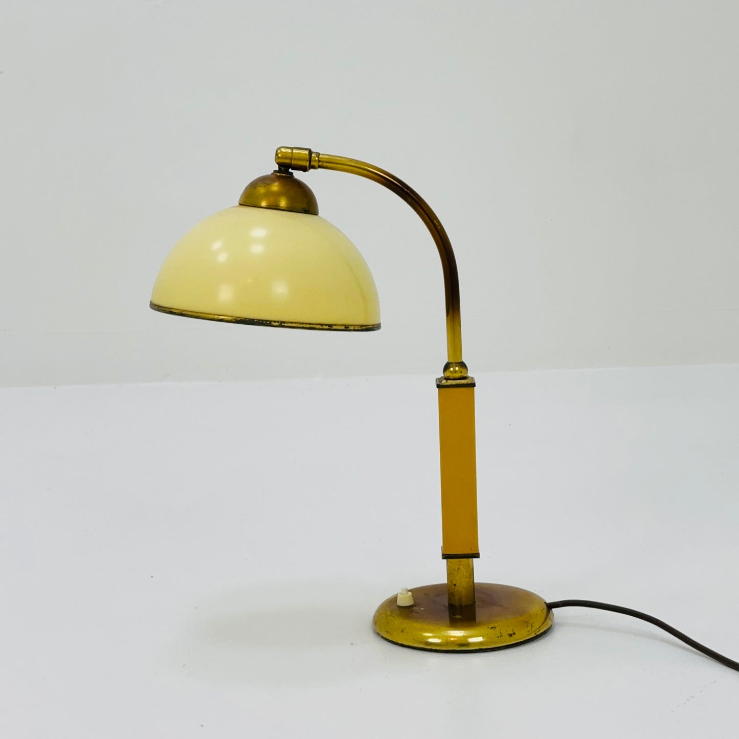 Art Deco Bakelite & Brass Table Lamp, Germany, 1960s
