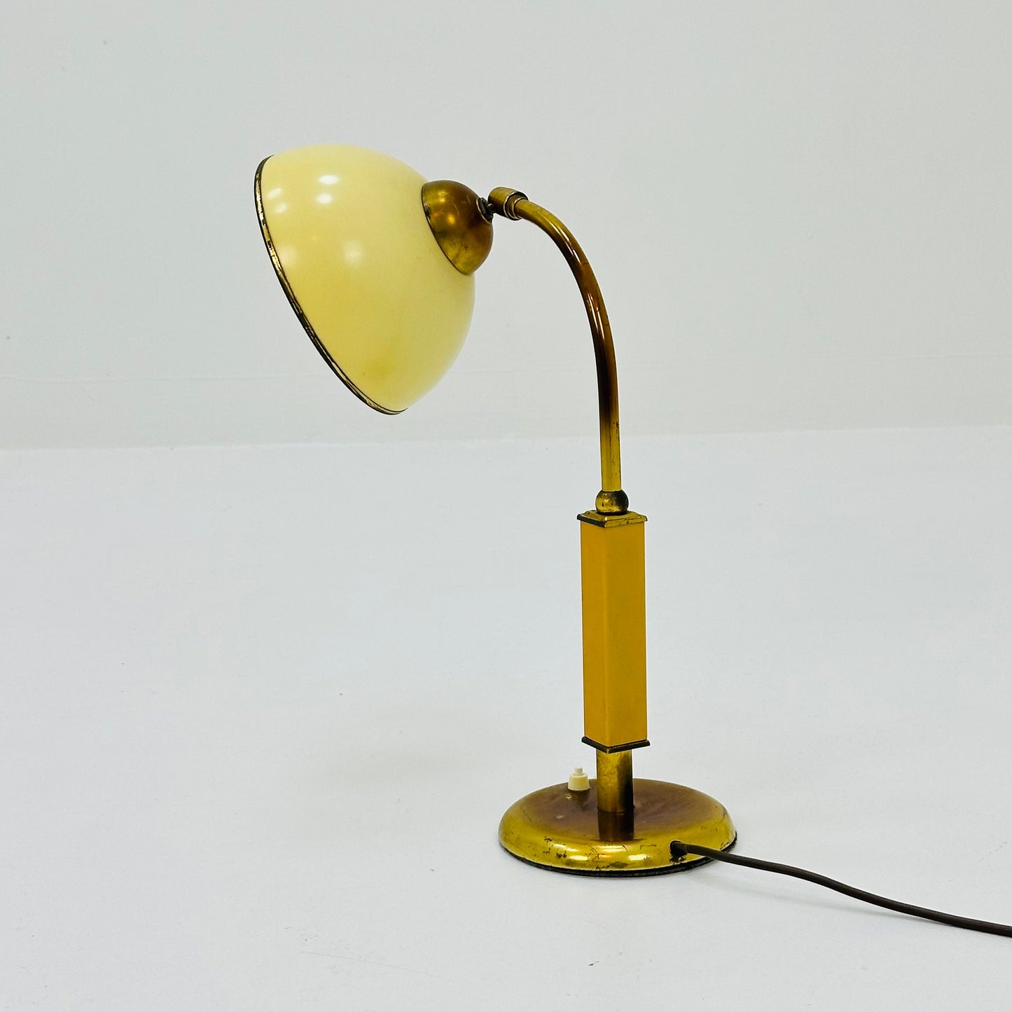 Art Deco Bakelite & Brass Table Lamp, Germany, 1960s