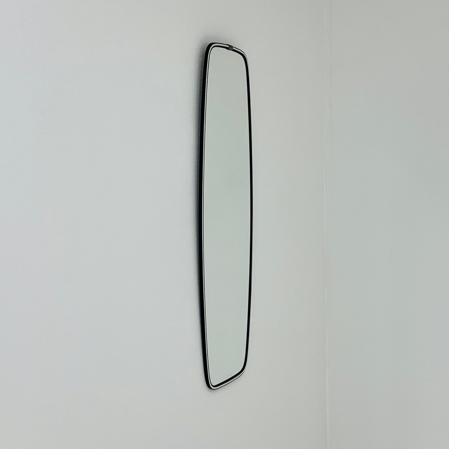 Original kidney asymmetrical vintage mirror from the 60s