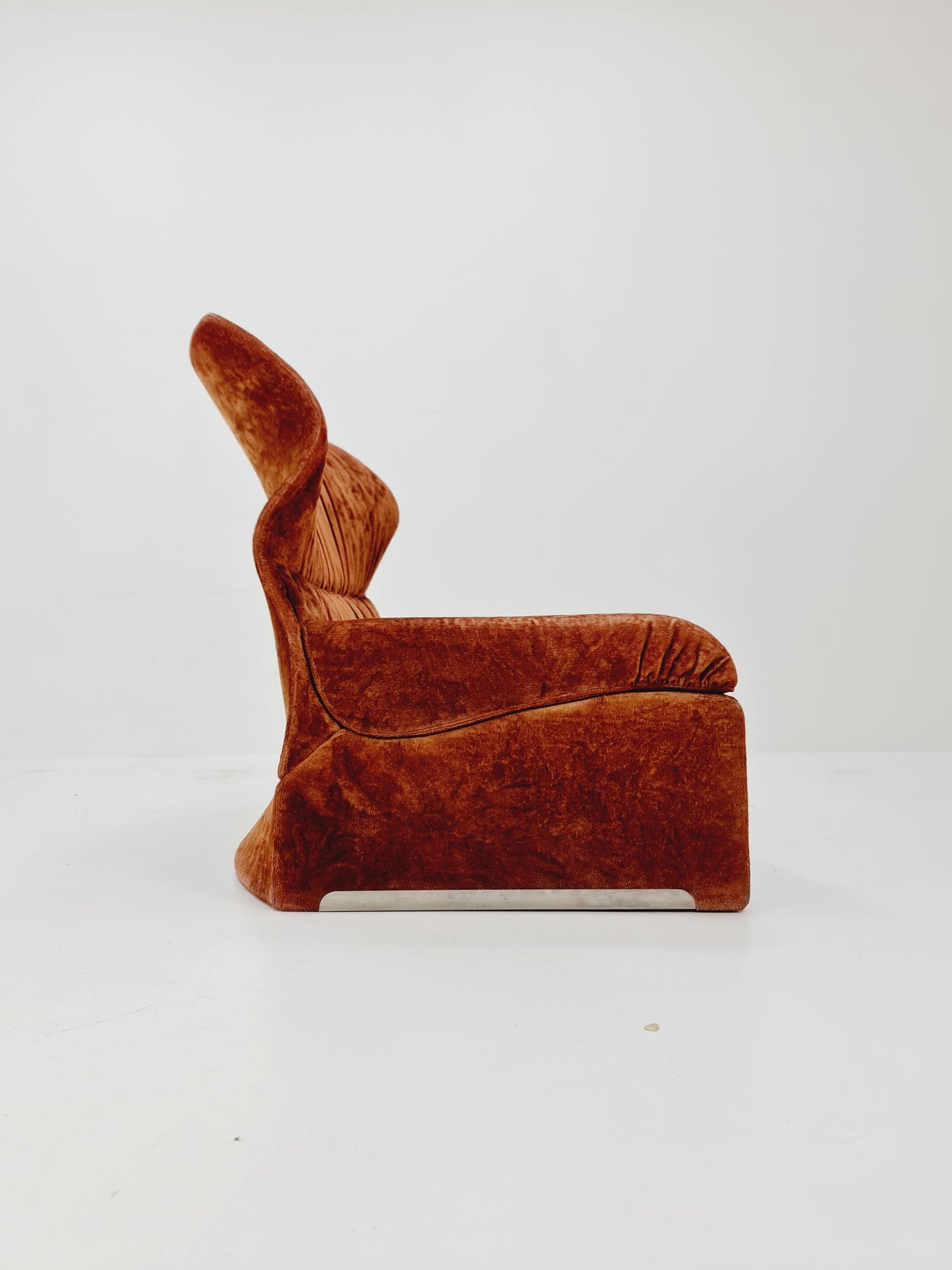 Italian space age singel lounge by Giovanni Offerdi for Saporiti , 1970s