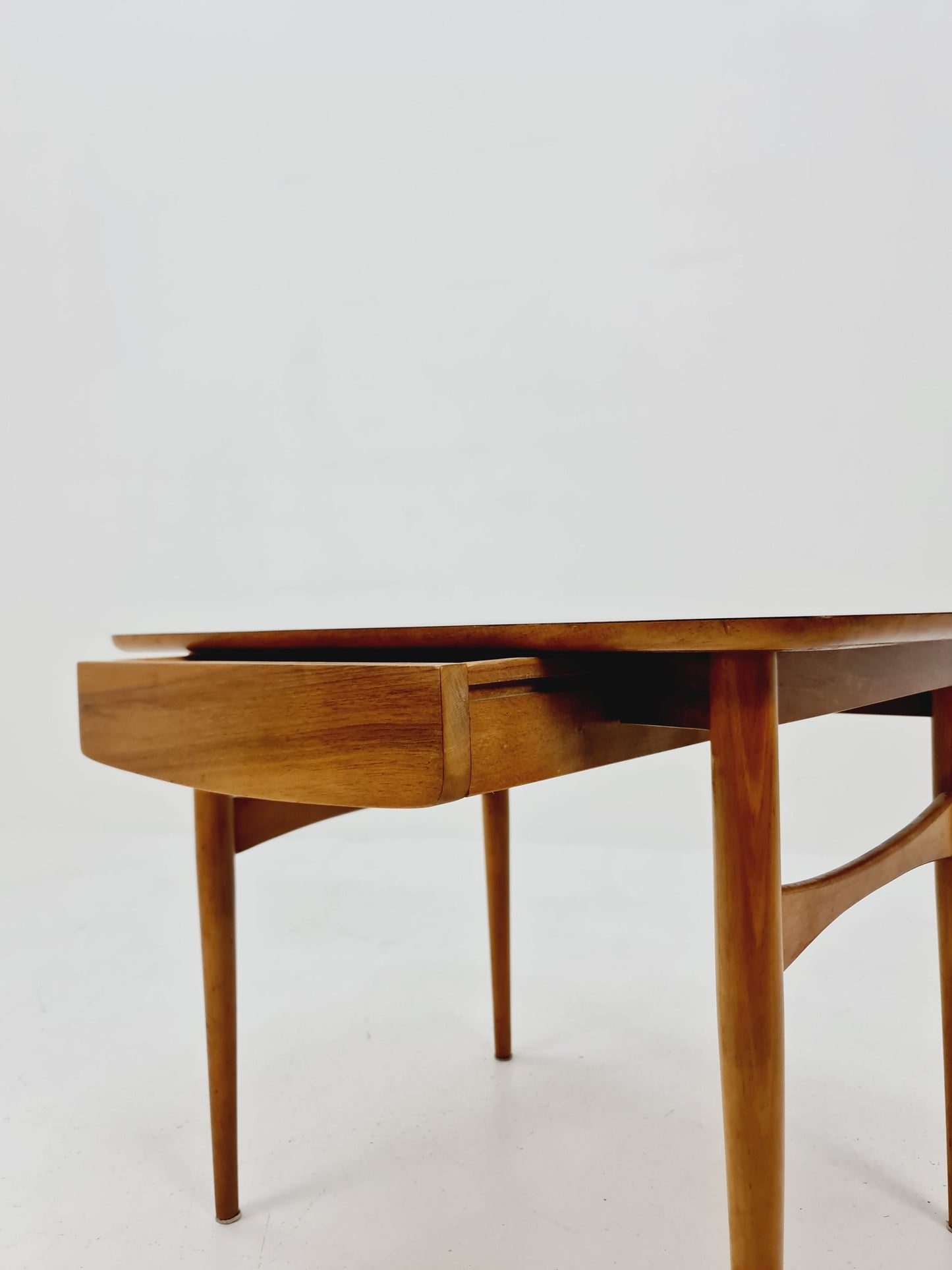 German Vintage Walnut Coffee Table by WK Møbelfabrik, 1960s