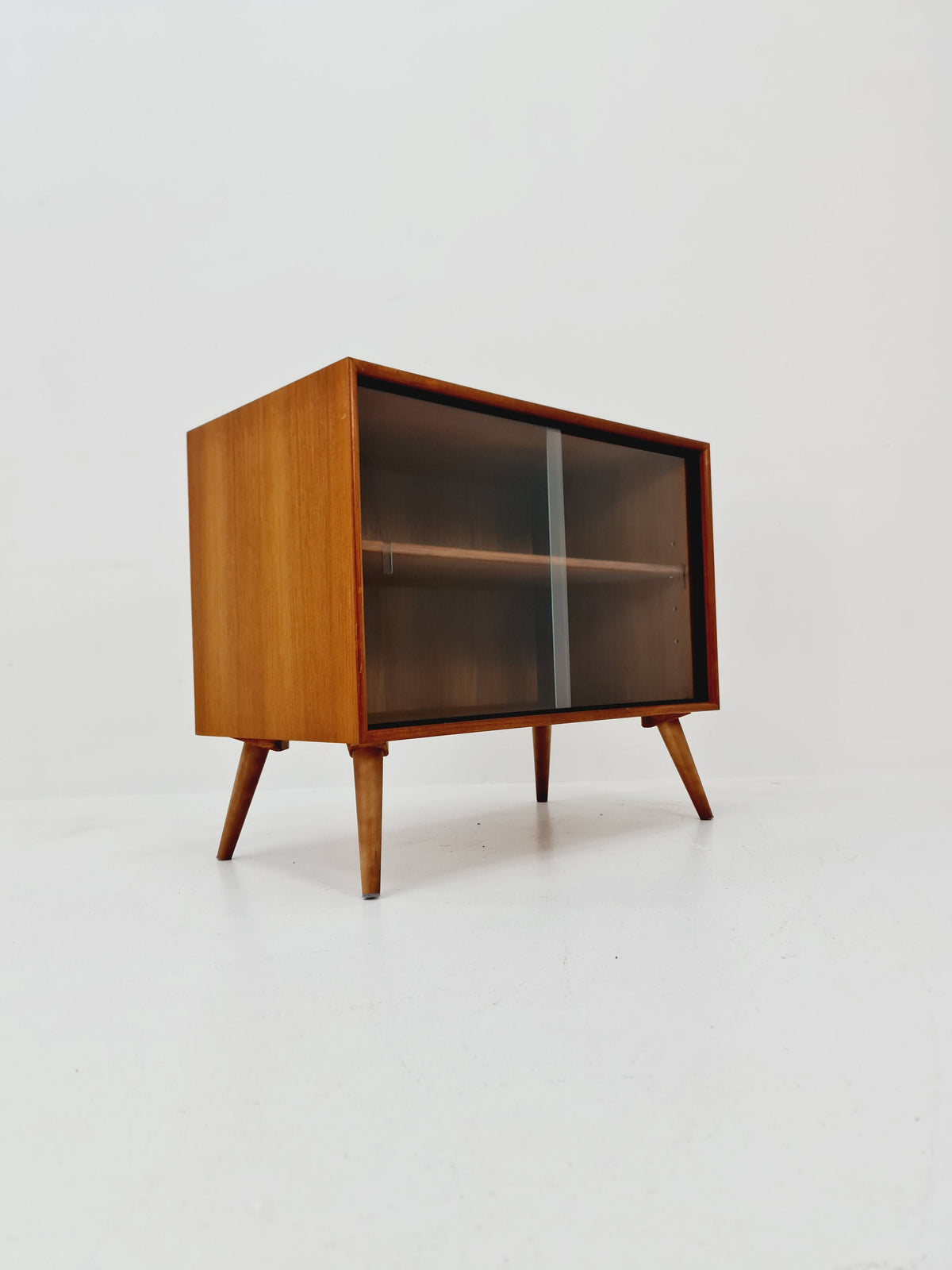 Mid Century Modern danish cabinet teak Display / Vitrine 1960s