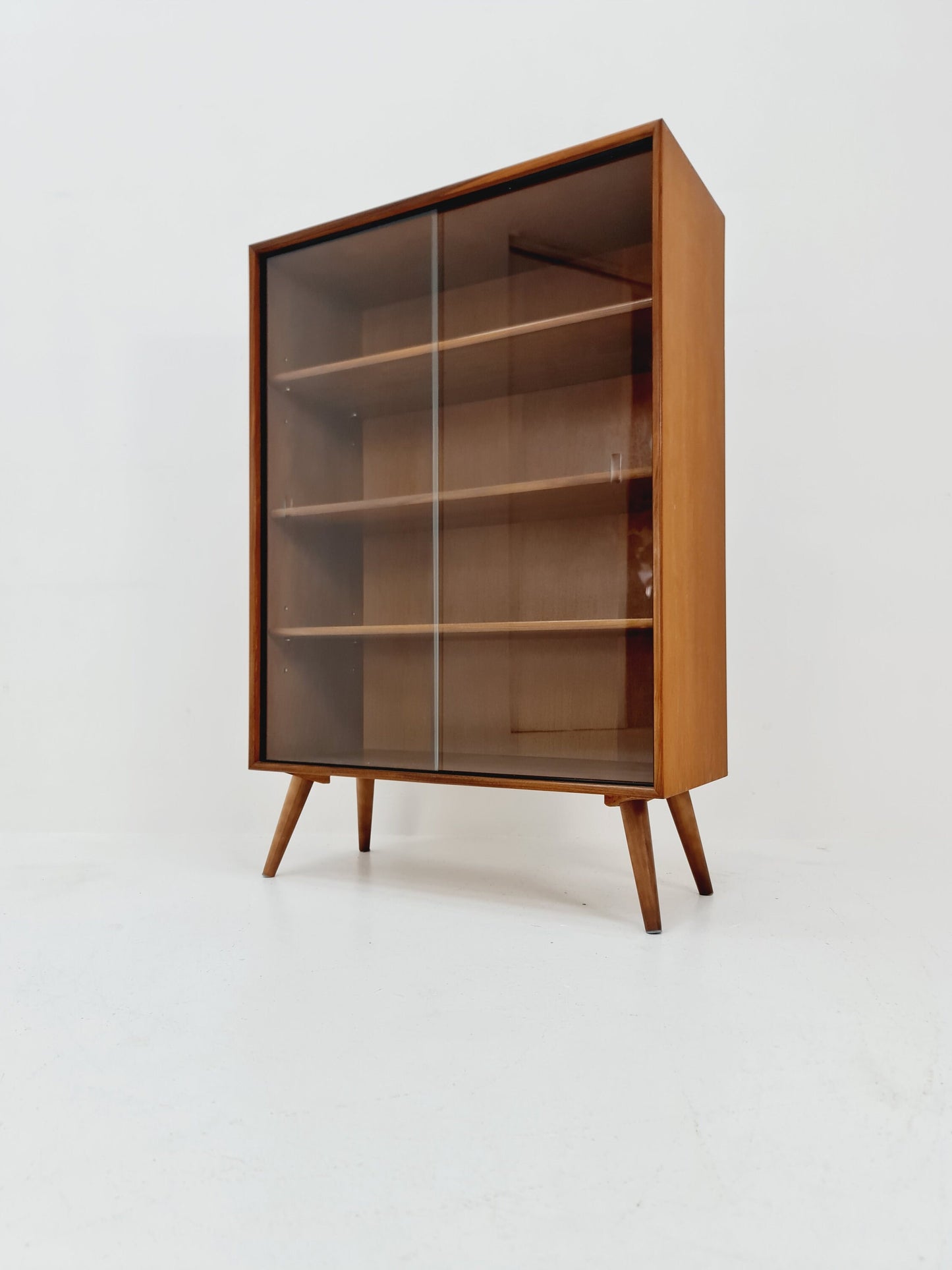 Mid Century Modern danish cabinet teak Display / Vitrine 1960s