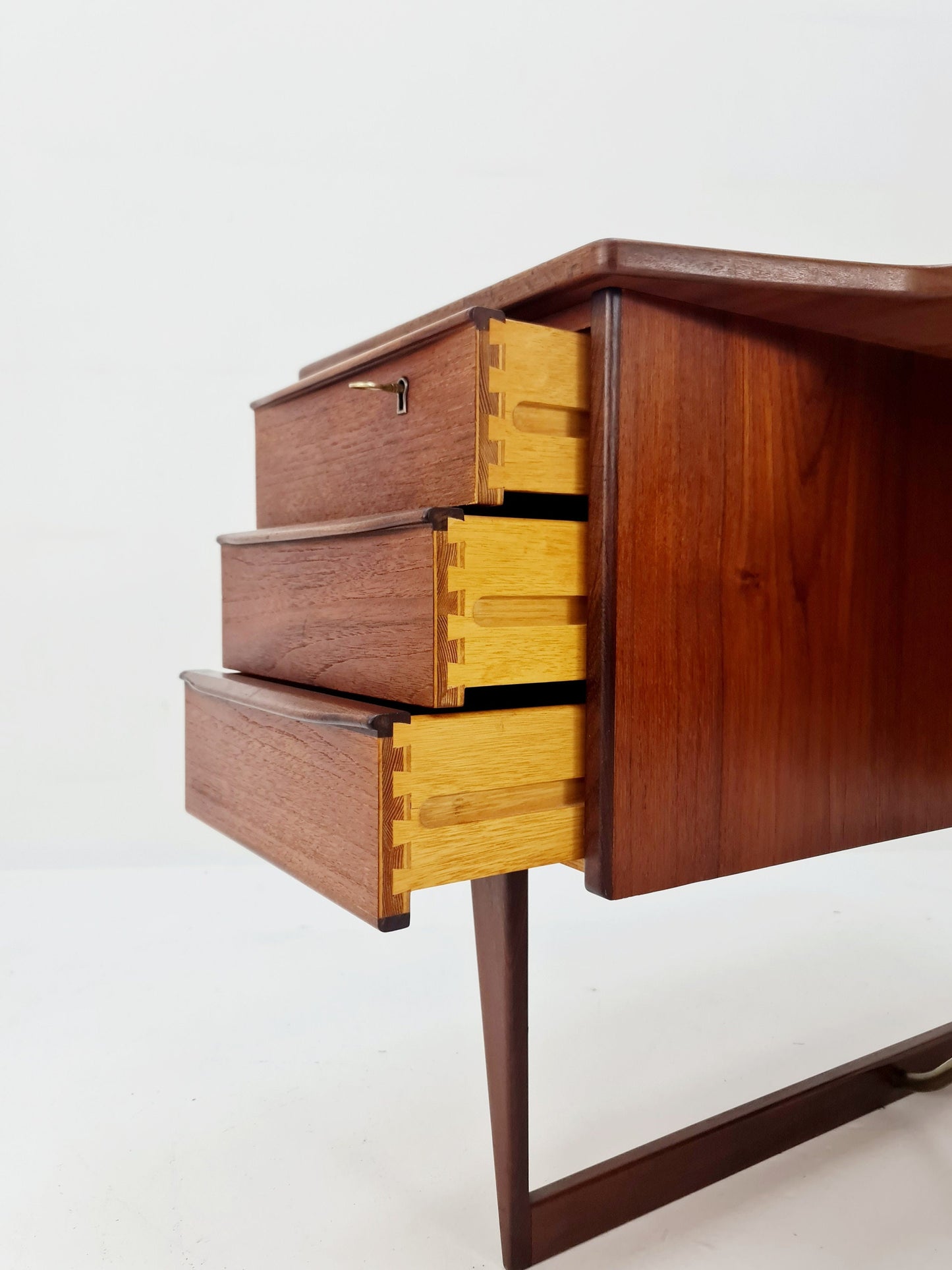Danish teak desk model Executive Desk by Peter Lovig Nielsen for Hedensted, 1960s
