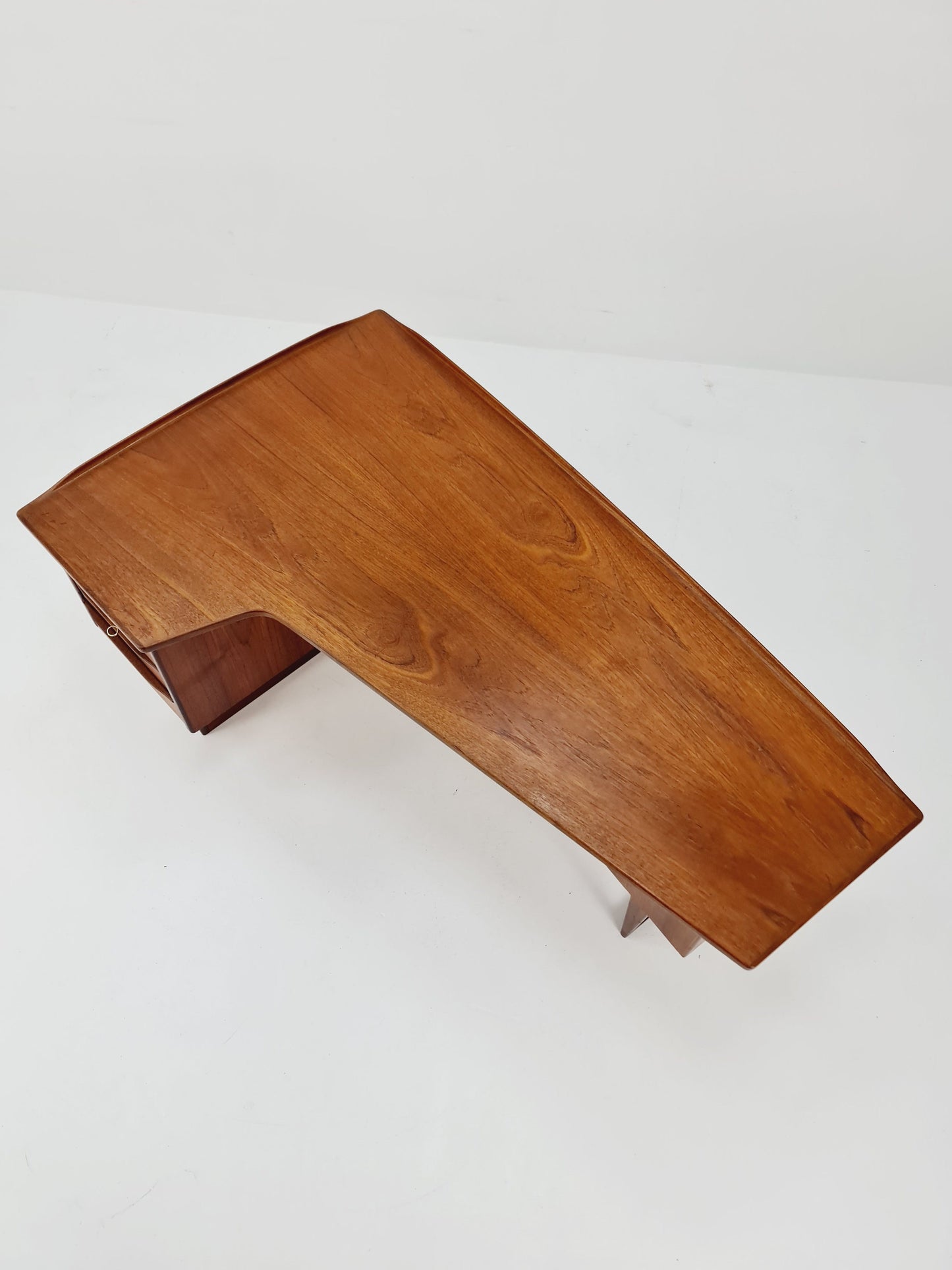 Danish teak desk model Executive Desk by Peter Lovig Nielsen for Hedensted, 1960s