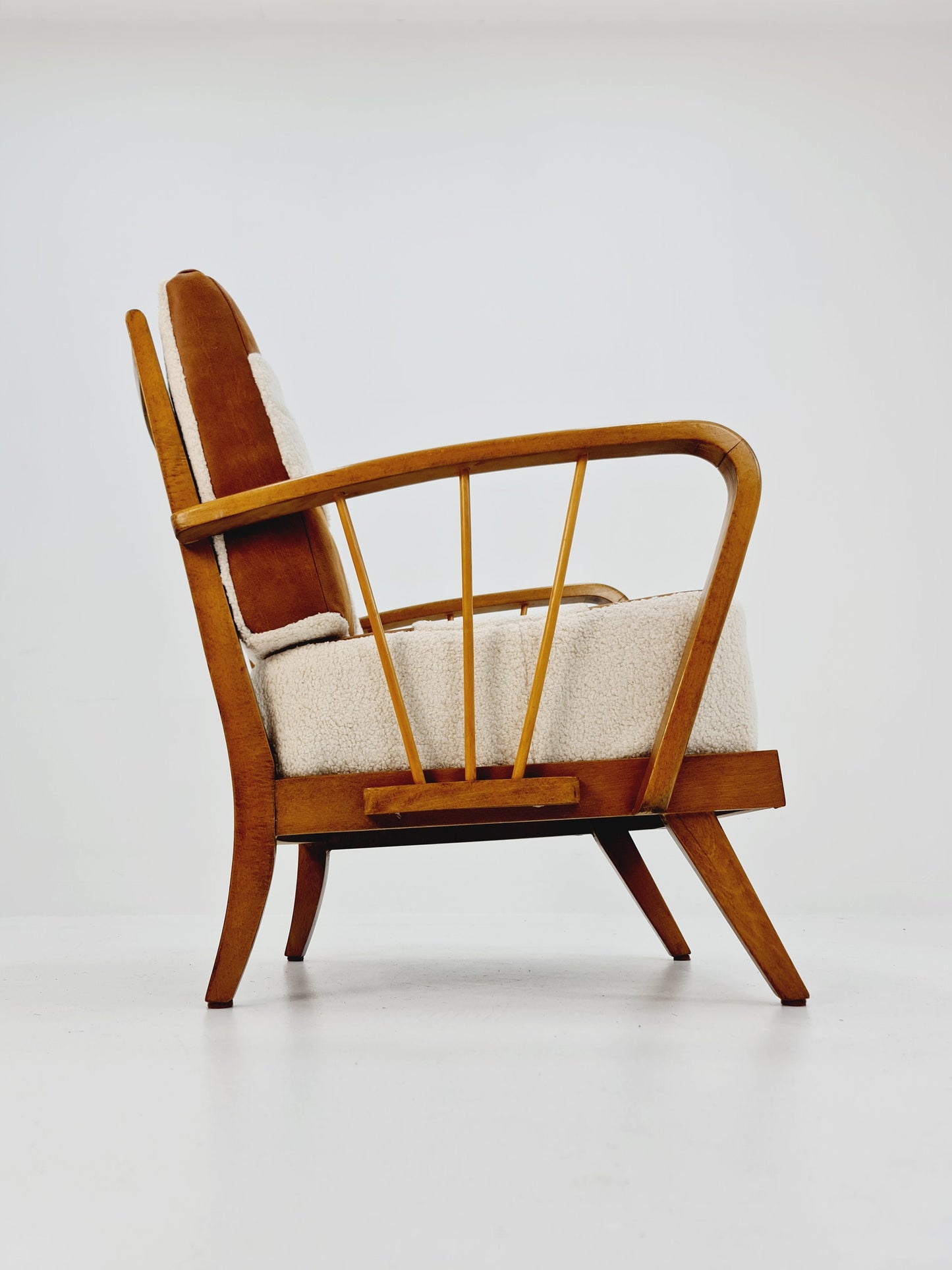 Midcentury German club lounge chair, 1950s