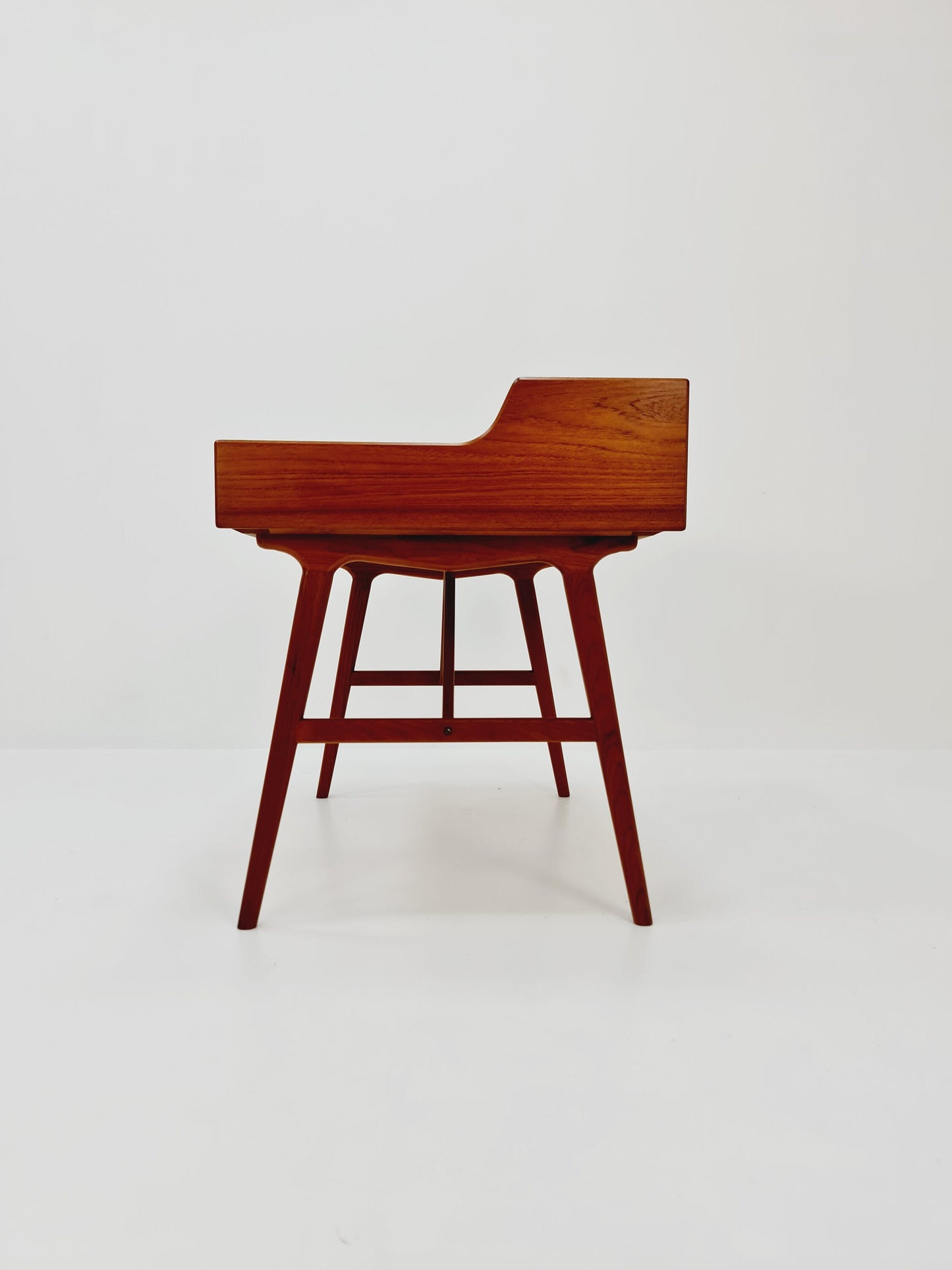 Danish teak Freesanding desk, model 65 Desk by Arne Wahl Ivrsen , 1960s