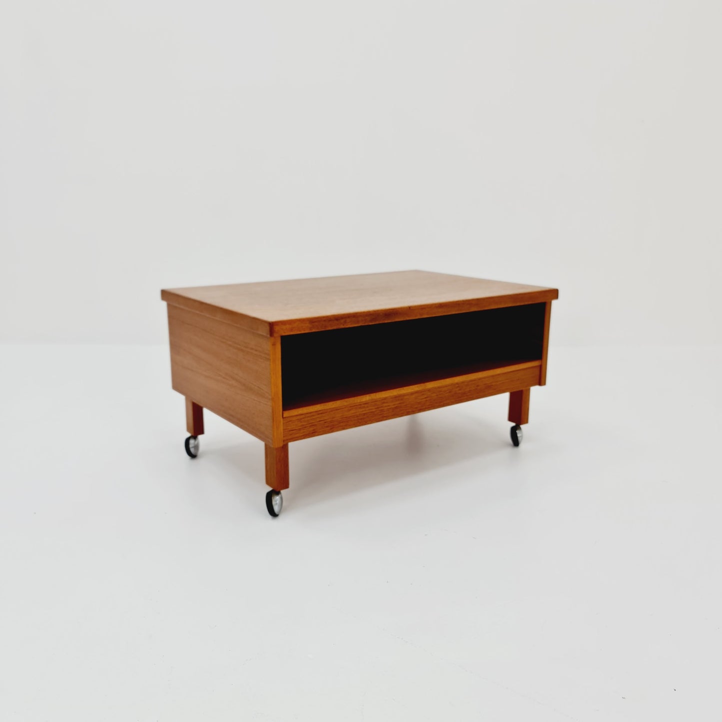Midcentury Dansh teak side table /TV Sideboard by Omann jun , 1960s