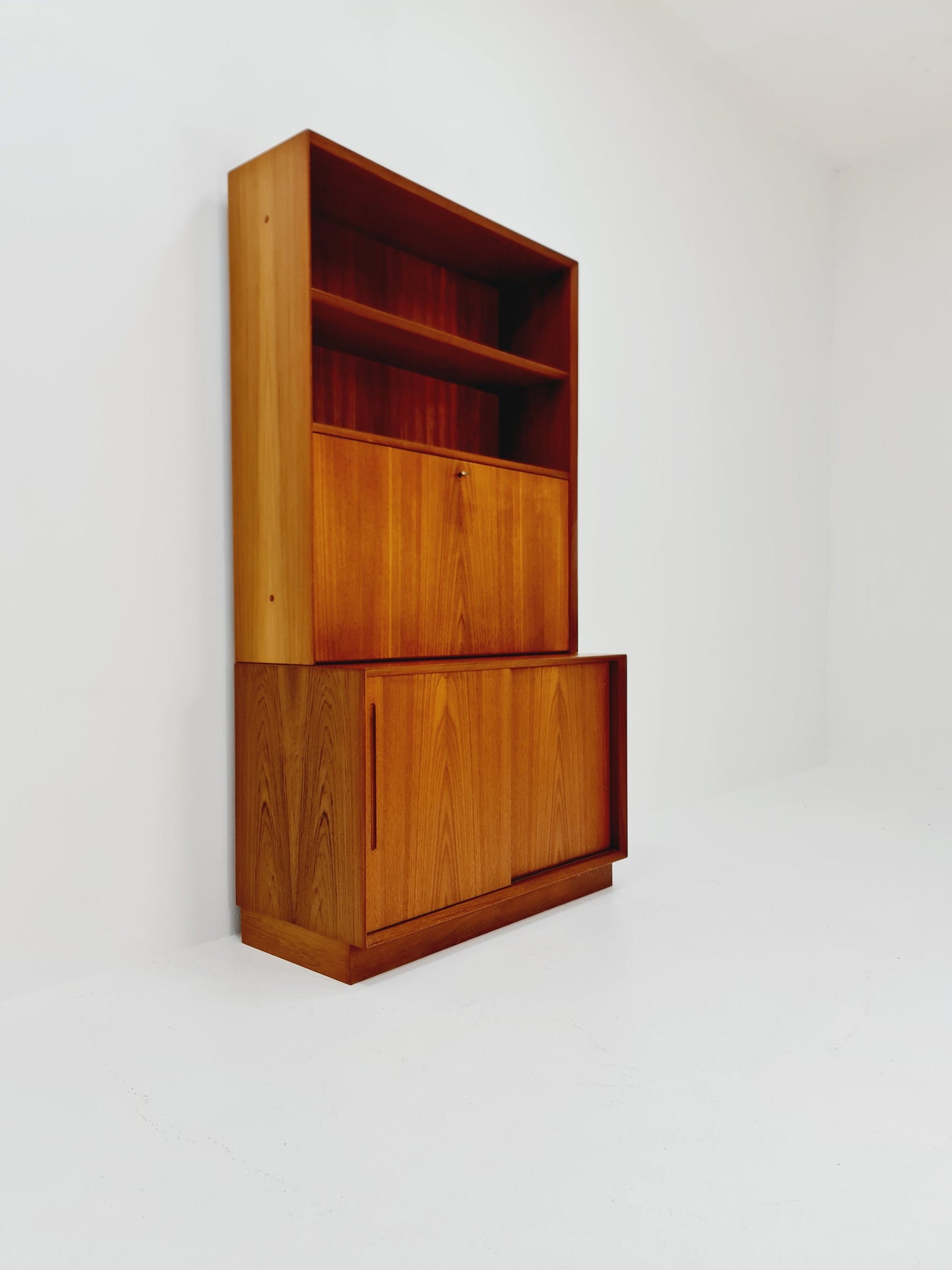 Danish vintage bookshelf system/Desk / book case teak by Svend AAge Rasmusen , 1960s
