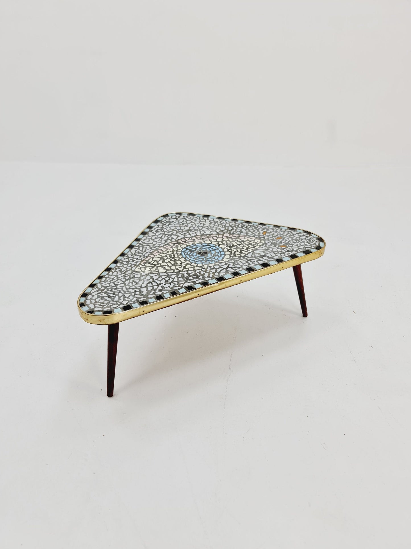 Mid century Mosaik plant table West Germany 1950s