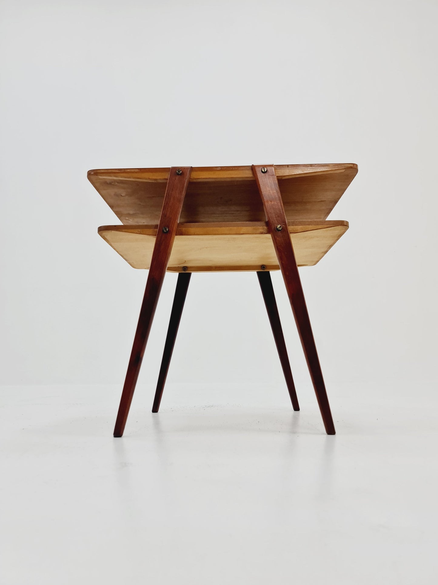 Swedish Mid century Mahogany nightstands, side tables by Albert’s Möbelfabrik, 1960s