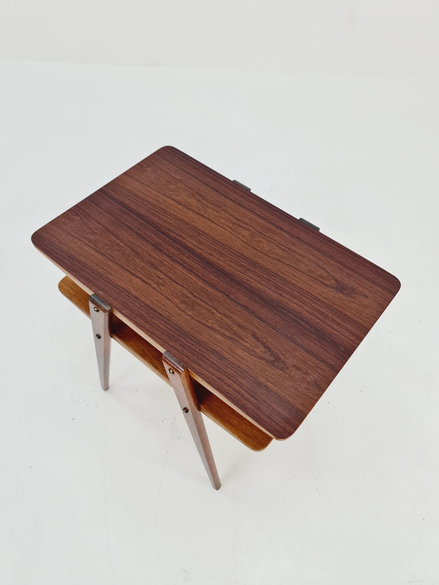 Swedish Mid century Mahogany nightstands, side tables by Albert’s Möbelfabrik, 1960s