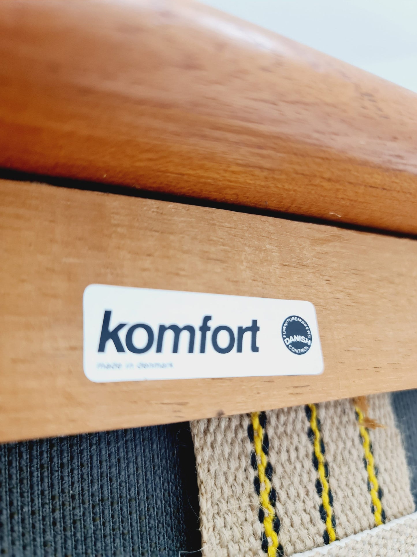 Mid century easy lounge couch by Arne Wahl Iversen for komfort teak , 1960s