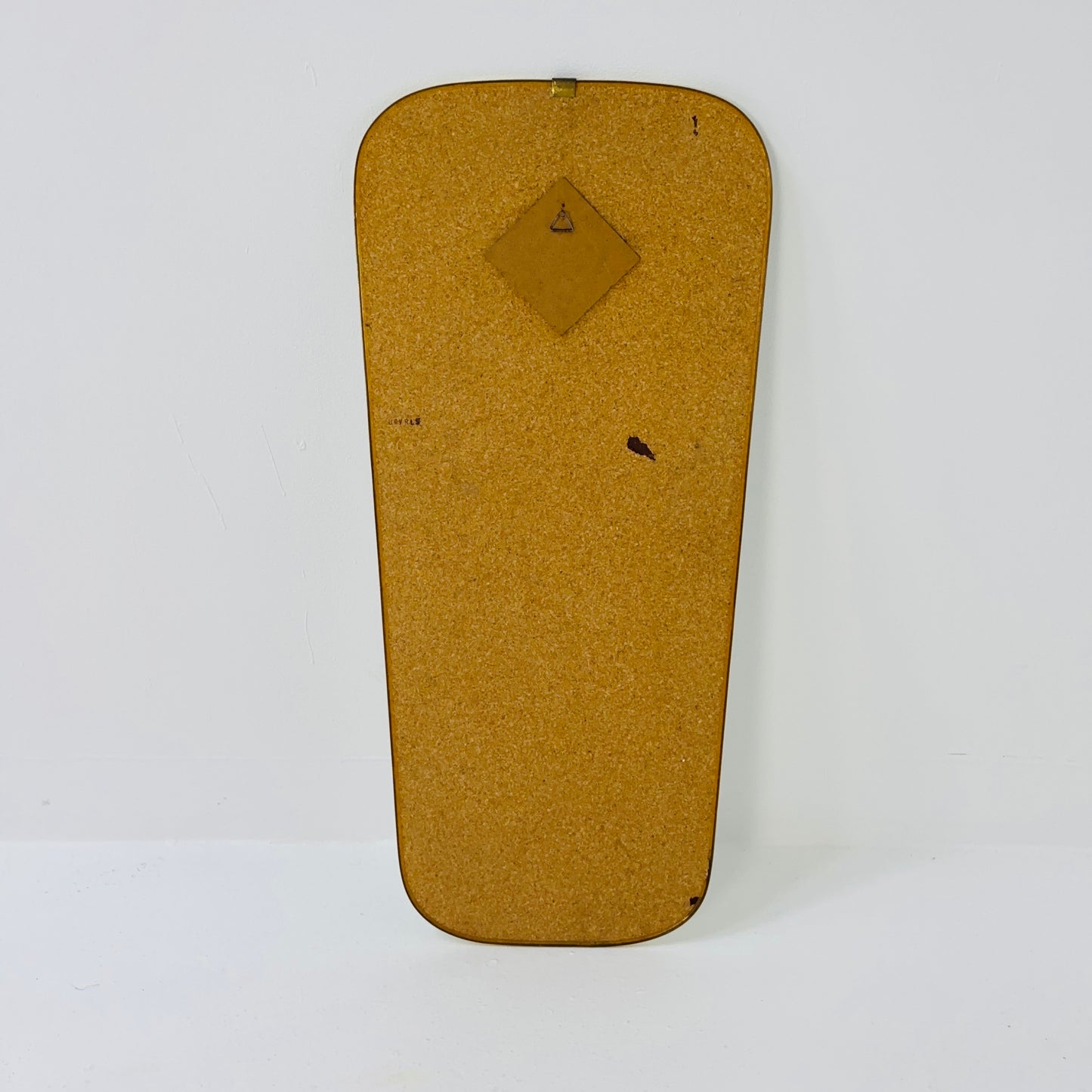 Original kidney asymmetrical vintage mirror from the 60s