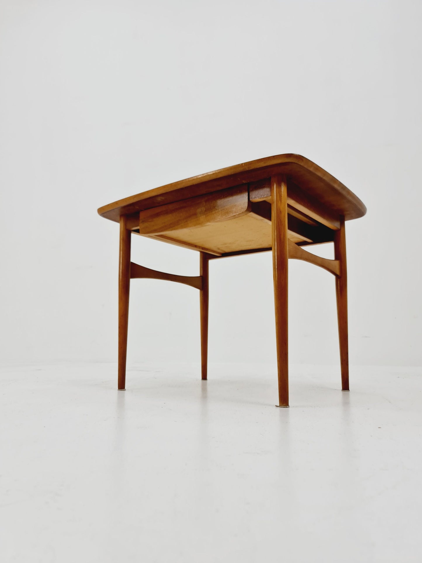 German Vintage Walnut Coffee Table by WK Møbelfabrik, 1960s