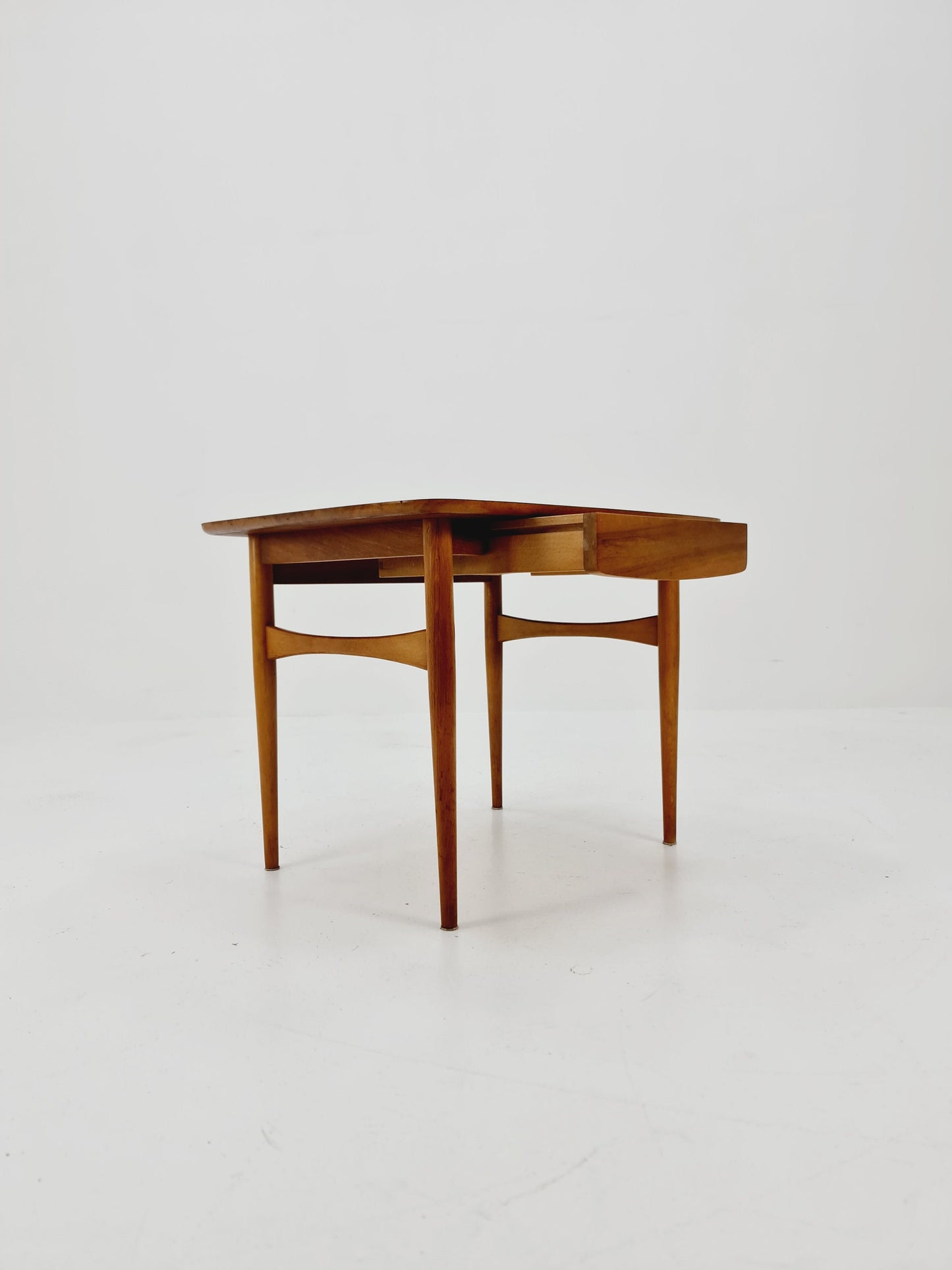 German Vintage Walnut Coffee Table by WK Møbelfabrik, 1960s