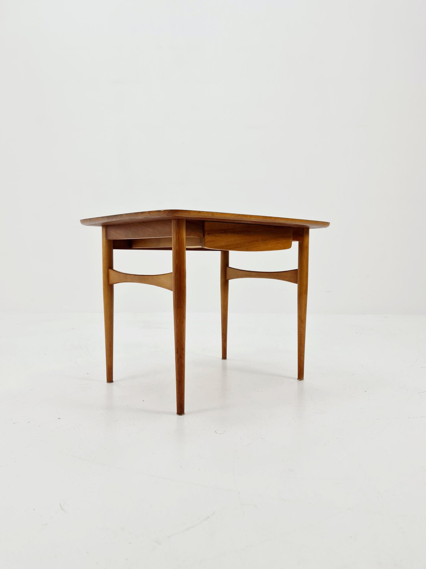 German Vintage Walnut Coffee Table by WK Møbelfabrik, 1960s