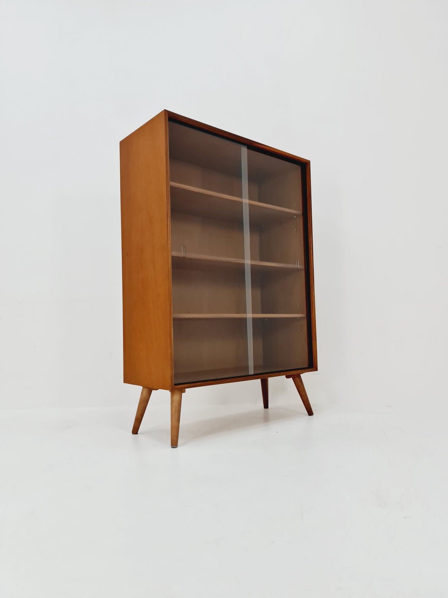 Mid Century Modern danish cabinet teak Display / Vitrine 1960s