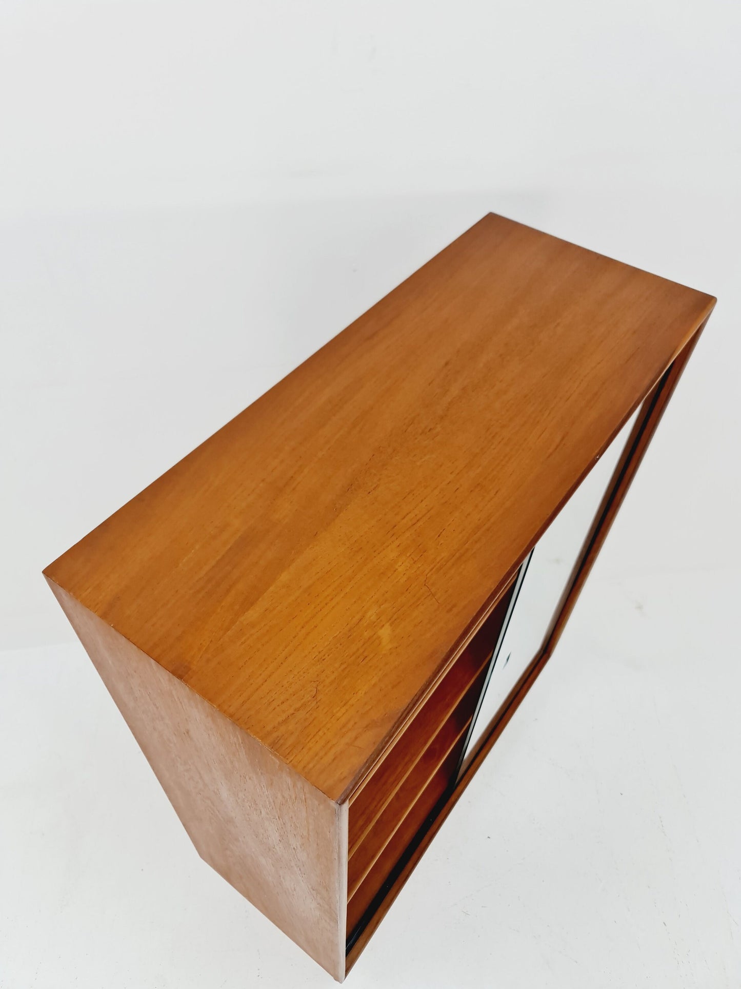Mid Century Modern danish cabinet teak Display / Vitrine 1960s