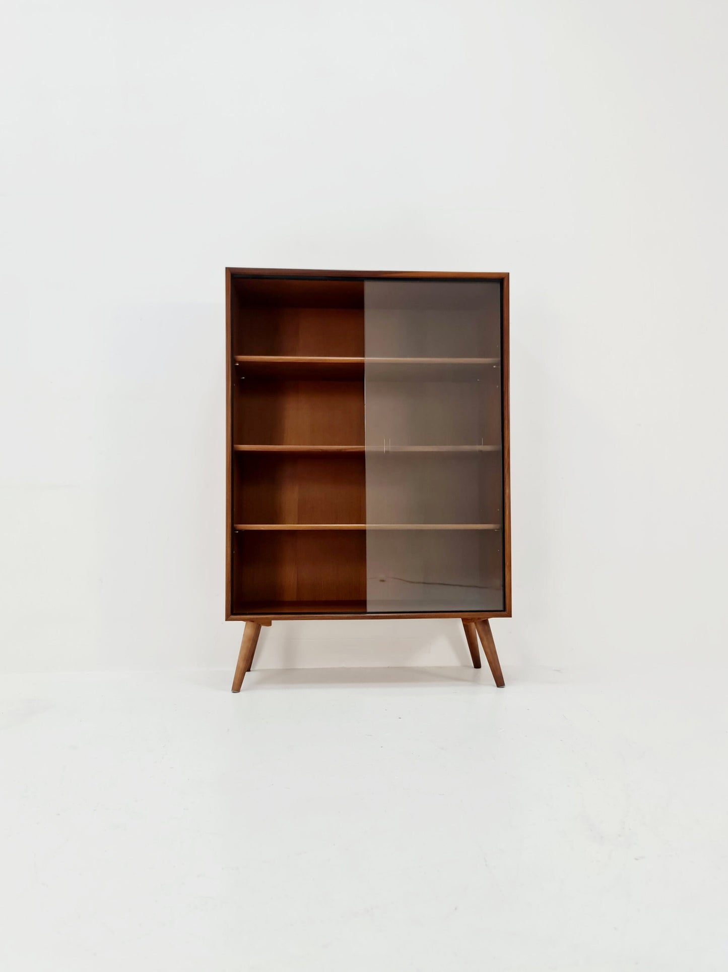 Mid Century Modern danish cabinet teak Display / Vitrine 1960s