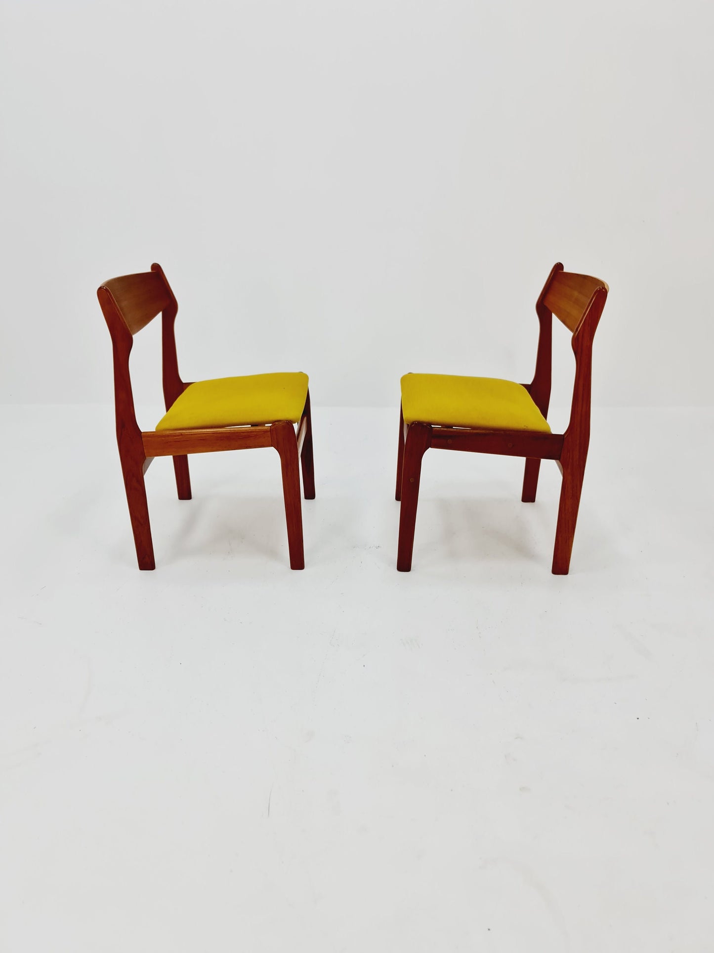 Vintage Danish teak dining charis by Erik Buch, 1960s, set of 2