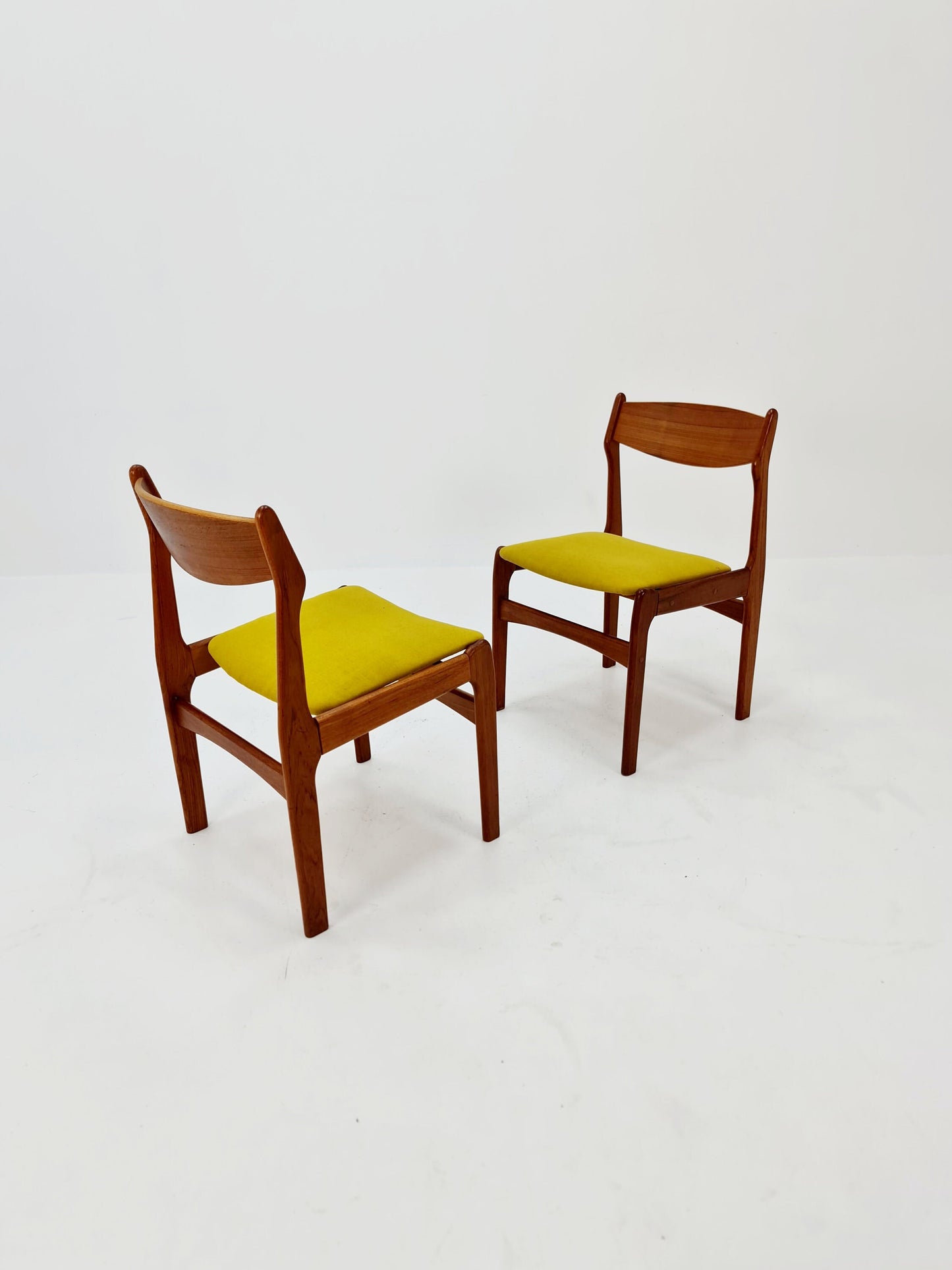 Vintage Danish teak dining charis by Erik Buch, 1960s, set of 2
