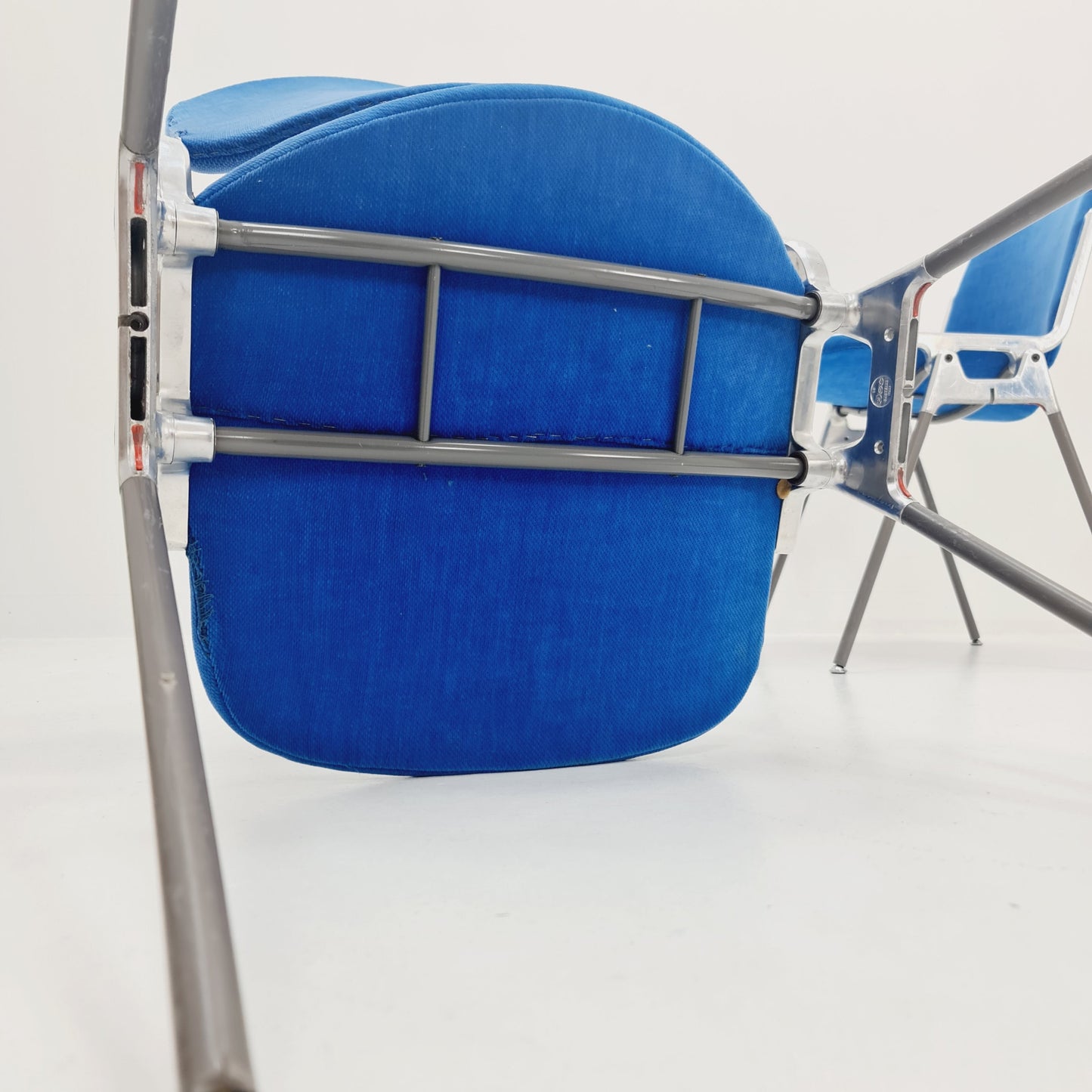 Set of 4 Italian Mid-Century Modern DSC Chairs by Giancarlo Piretti for Castelli / Anonima Castelli, 1970s