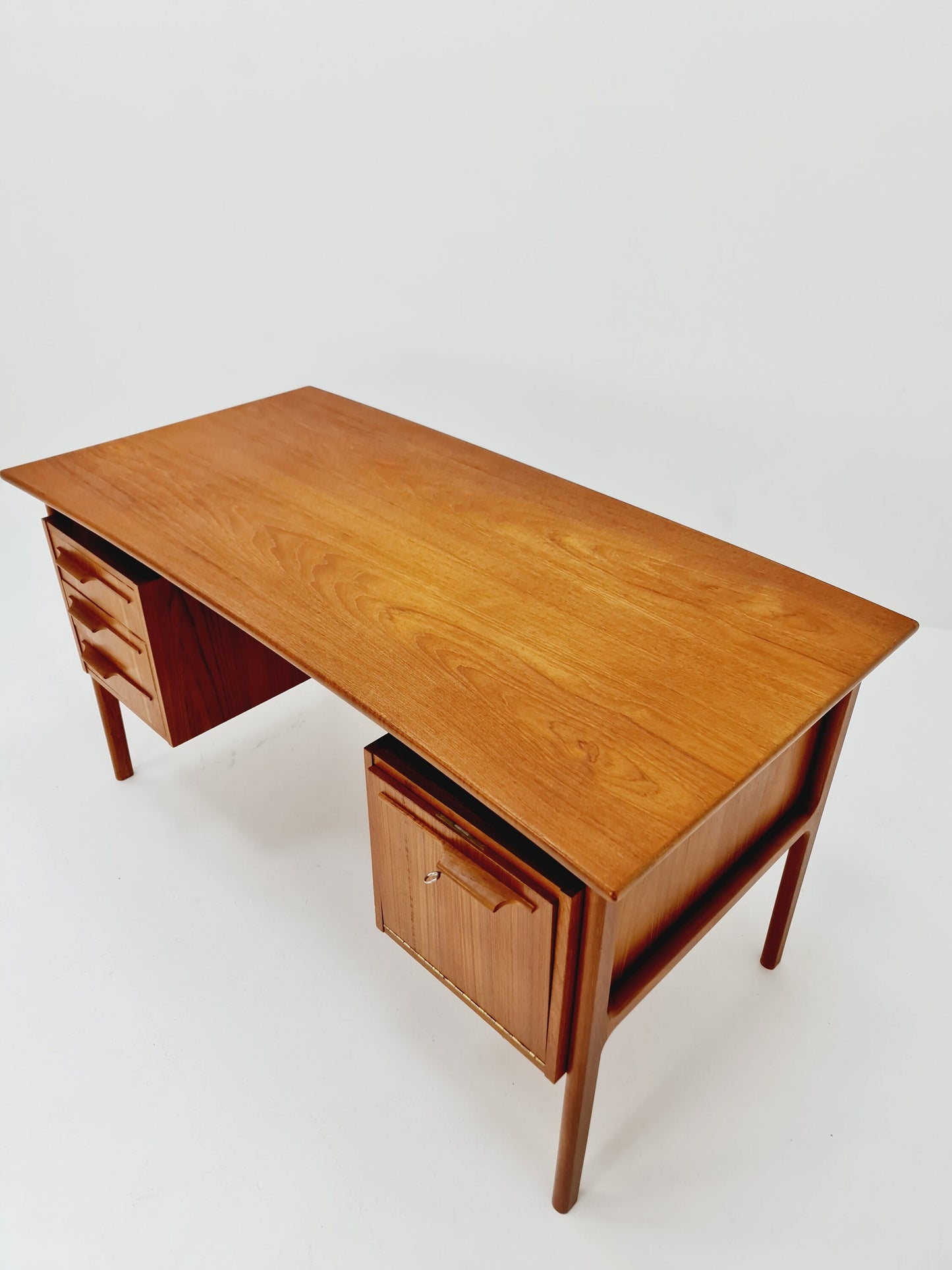 Mid-century Danish teak desk by IMHA Møbelfabrik, 1960s