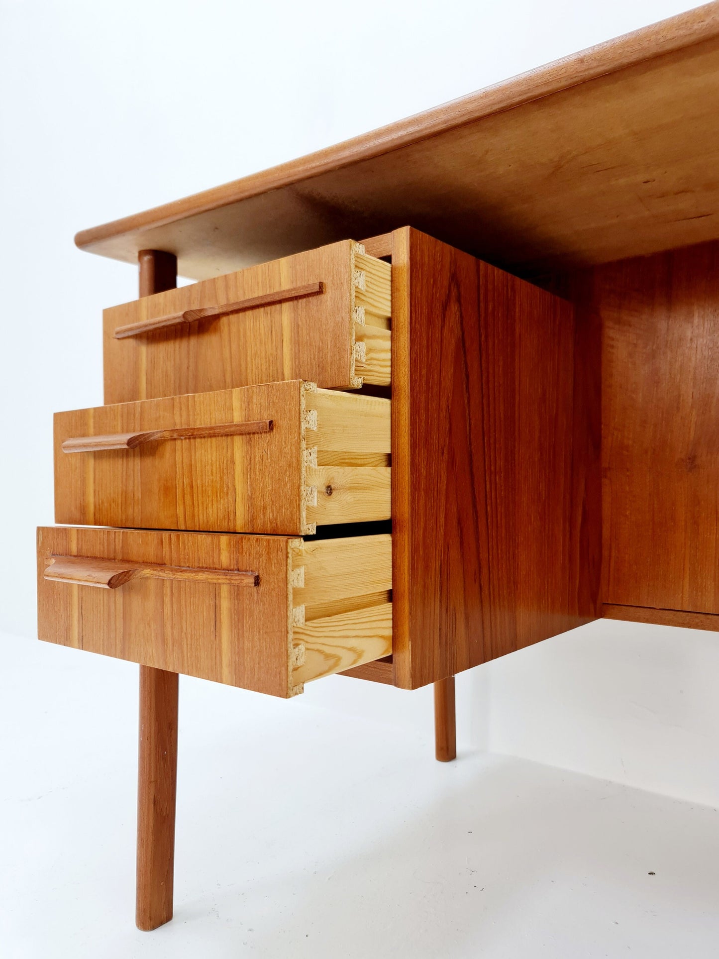 Mid-century Danish teak desk by IMHA Møbelfabrik, 1960s