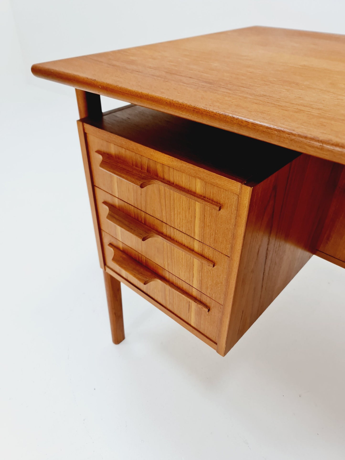 Mid-century Danish teak desk by IMHA Møbelfabrik, 1960s