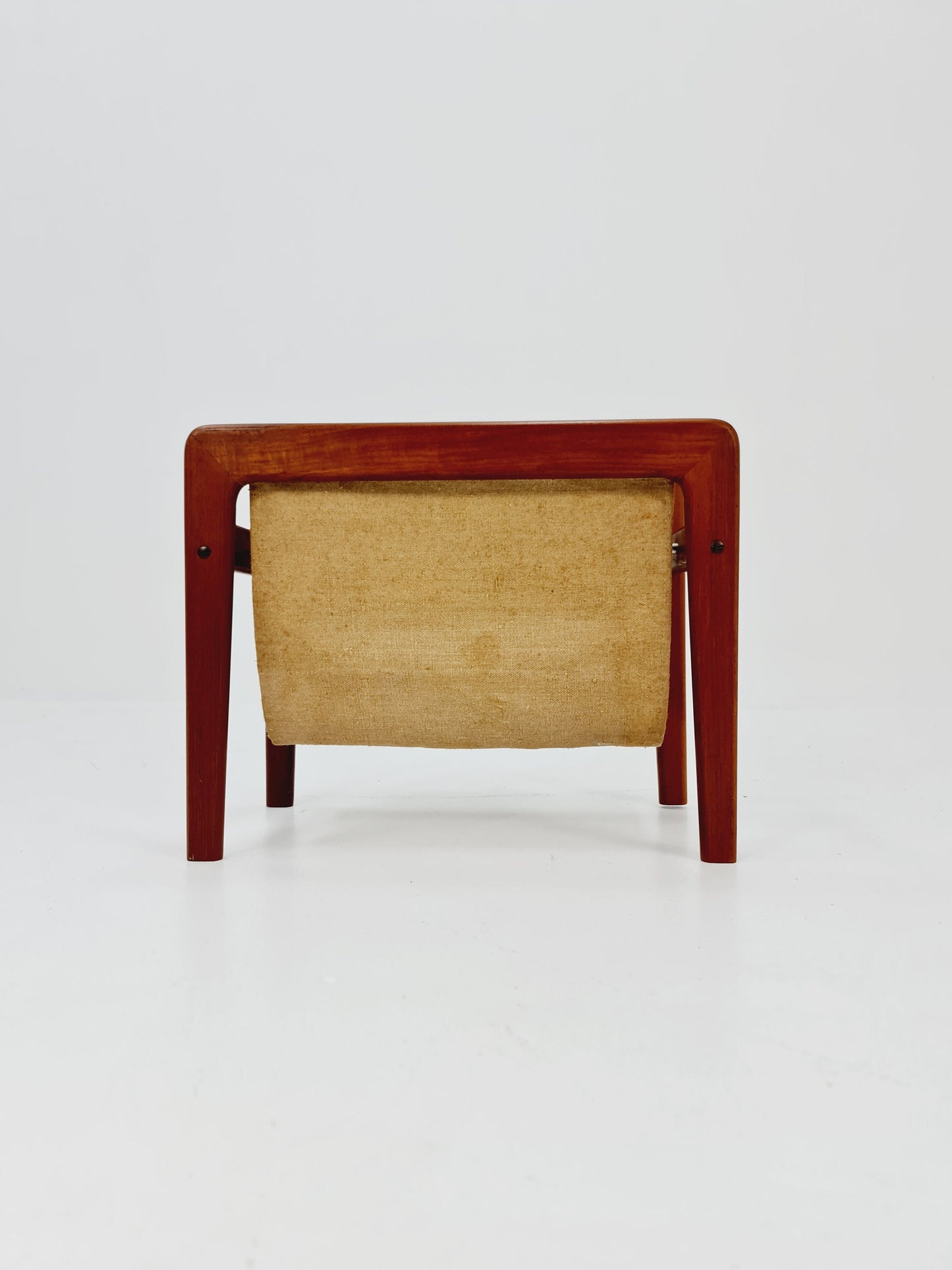 Danish Mid century solid teak magazine rack by Salling stolefabrik, 1960s