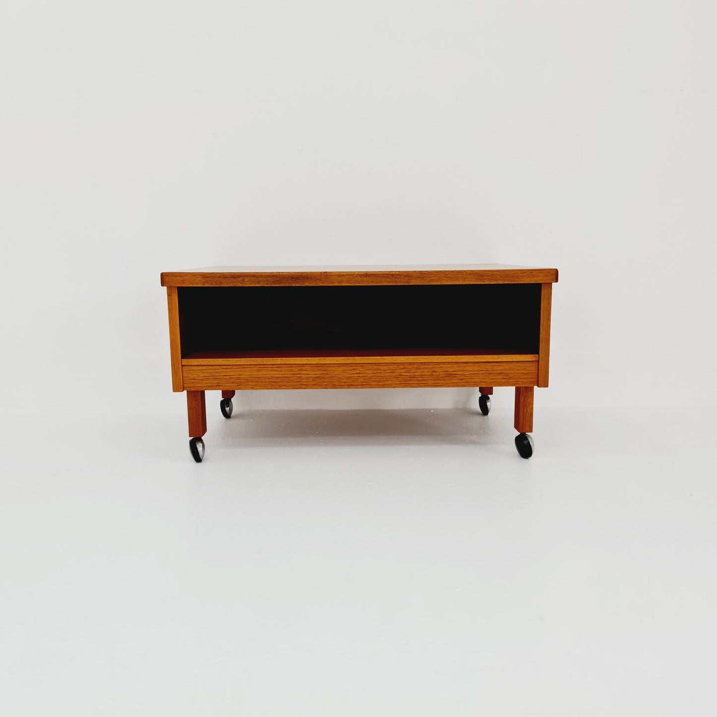 Midcentury Dansh teak side table /TV Sideboard by Omann jun , 1960s