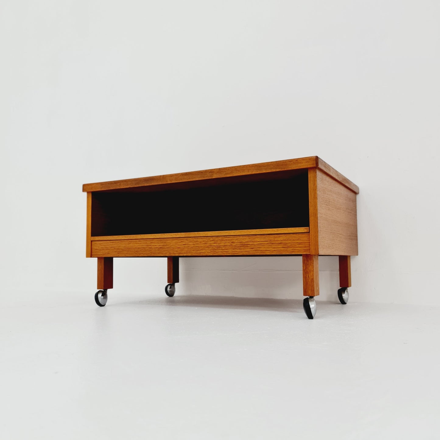 Midcentury Dansh teak side table /TV Sideboard by Omann jun , 1960s