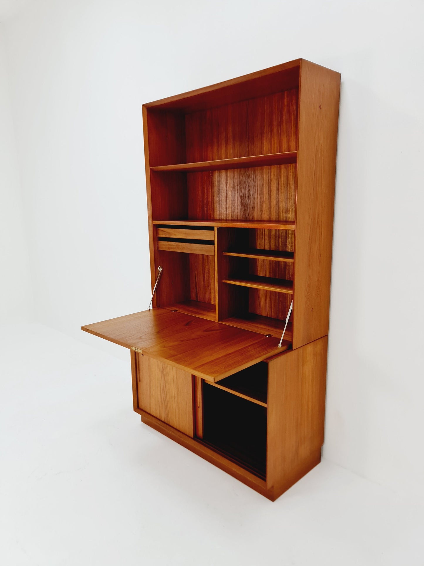 Danish vintage bookshelf system/Desk / book case teak by Svend AAge Rasmusen , 1960s